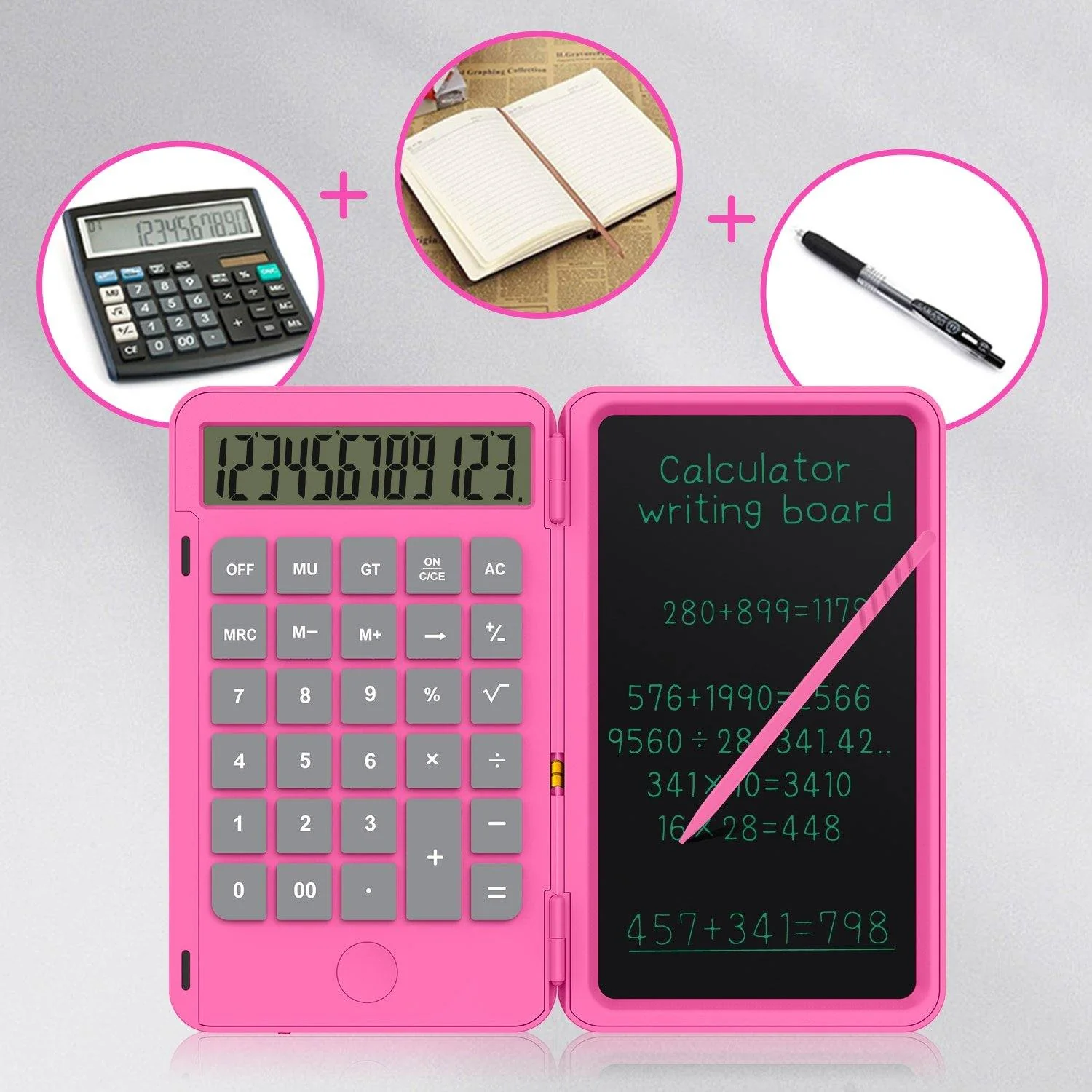 USB Rechargeable Digital Notepad Calculator - Image 3