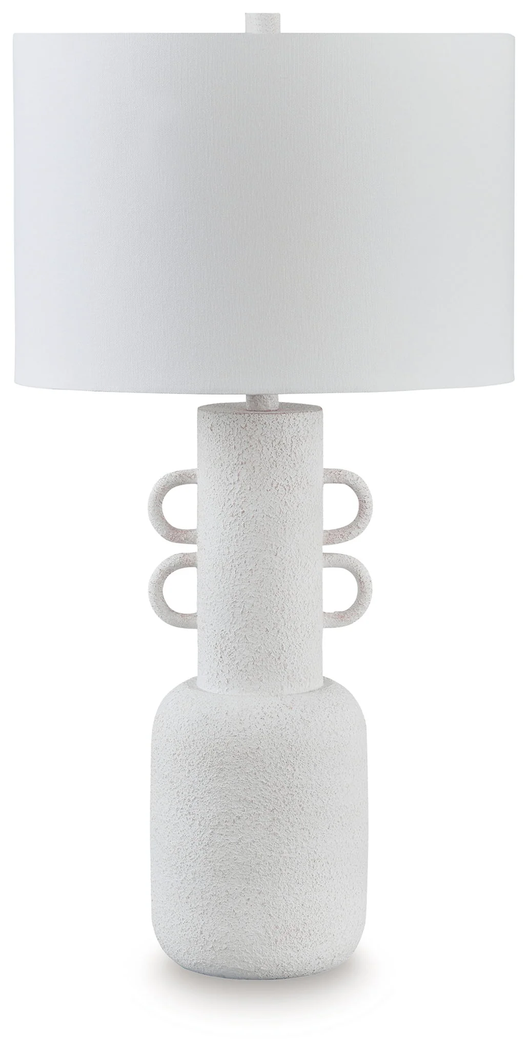 Perringhill - Metal Table Lamp - Distressed White - Image 1