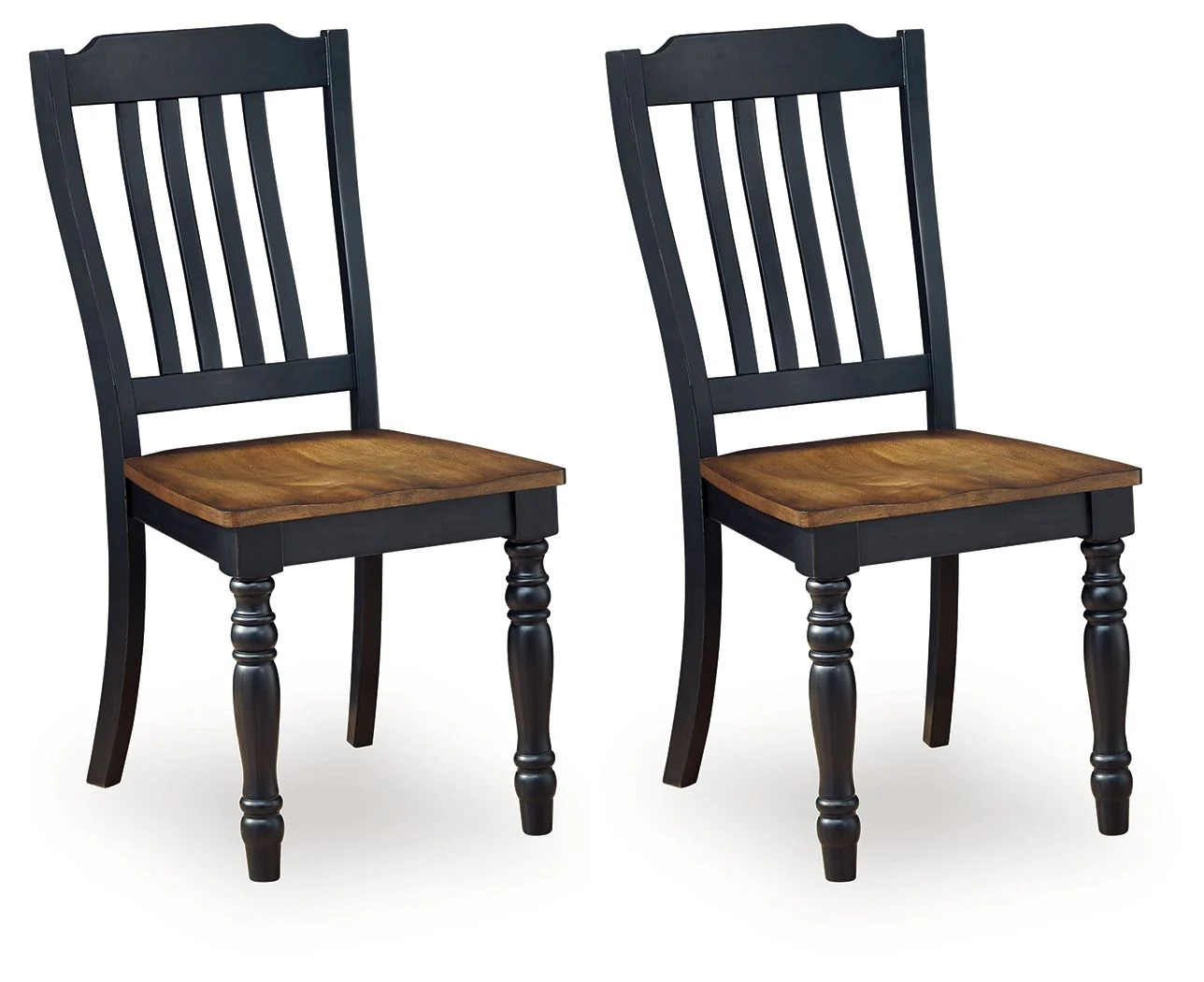 Clorazi - Dining Room Side Chair (Set of 2) - Black / Brown - Image 1