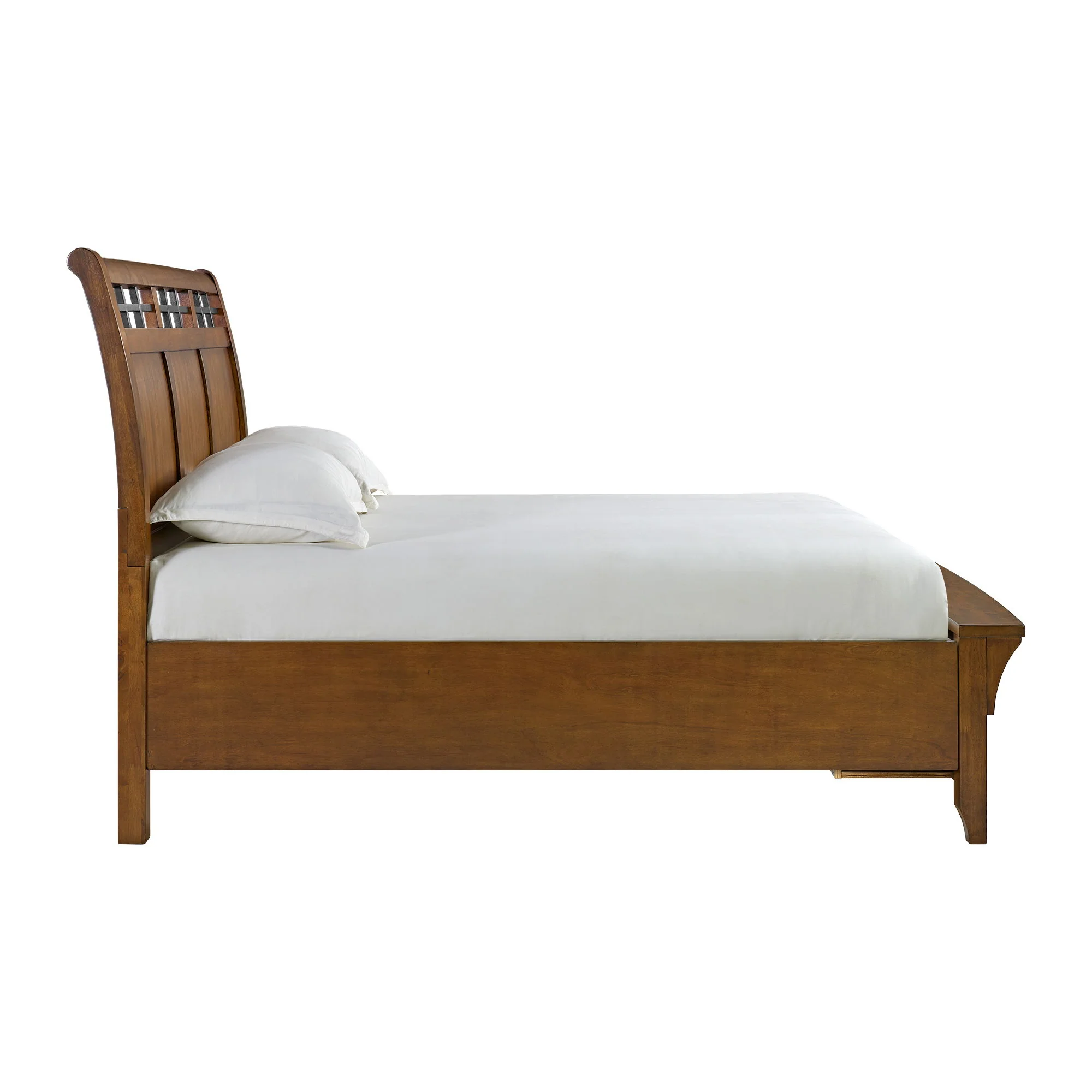 Gage - King Sleigh Headboard - Chestnut - Image 2
