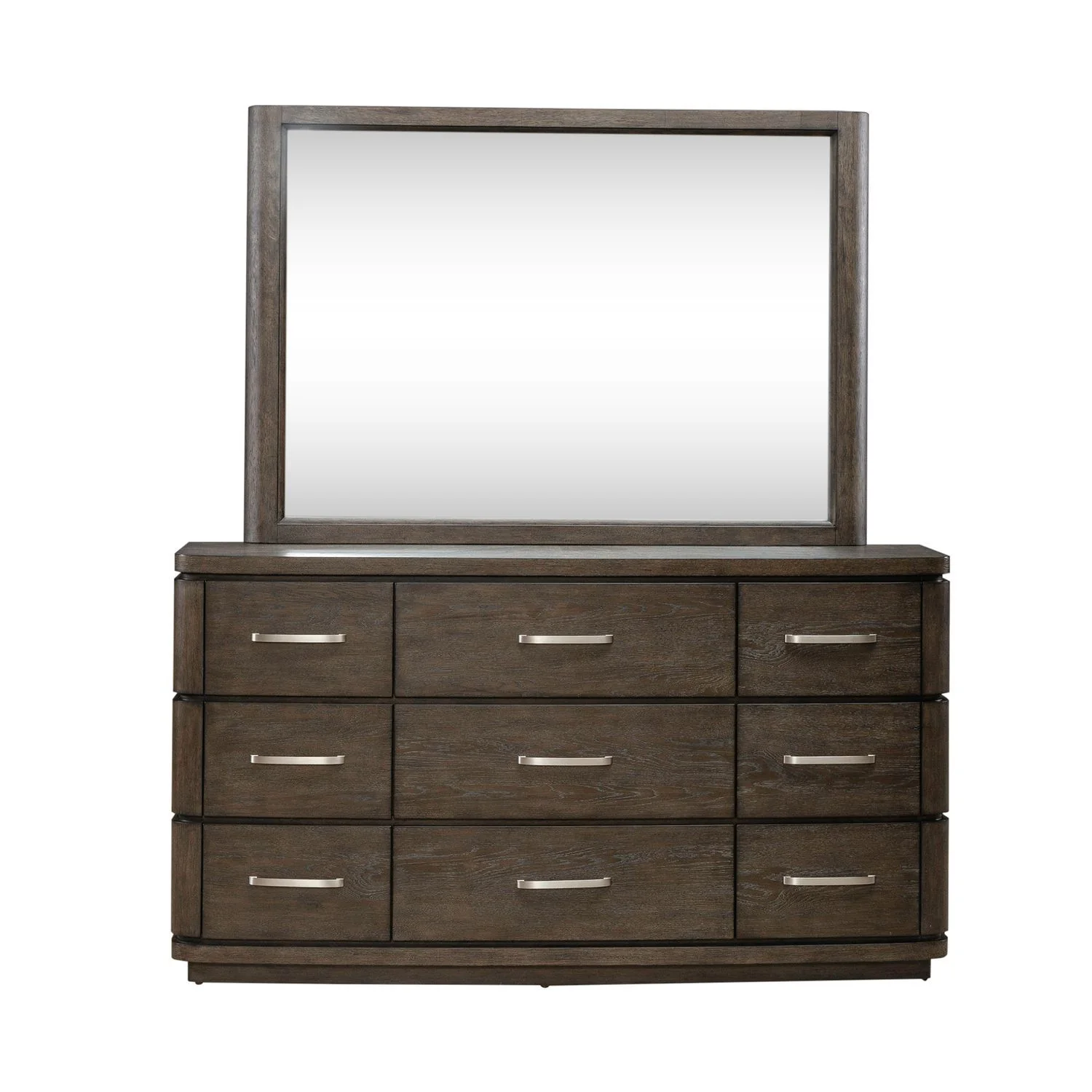 Cascade Falls - Dresser & Mirror - Satin Espresso - Image 2