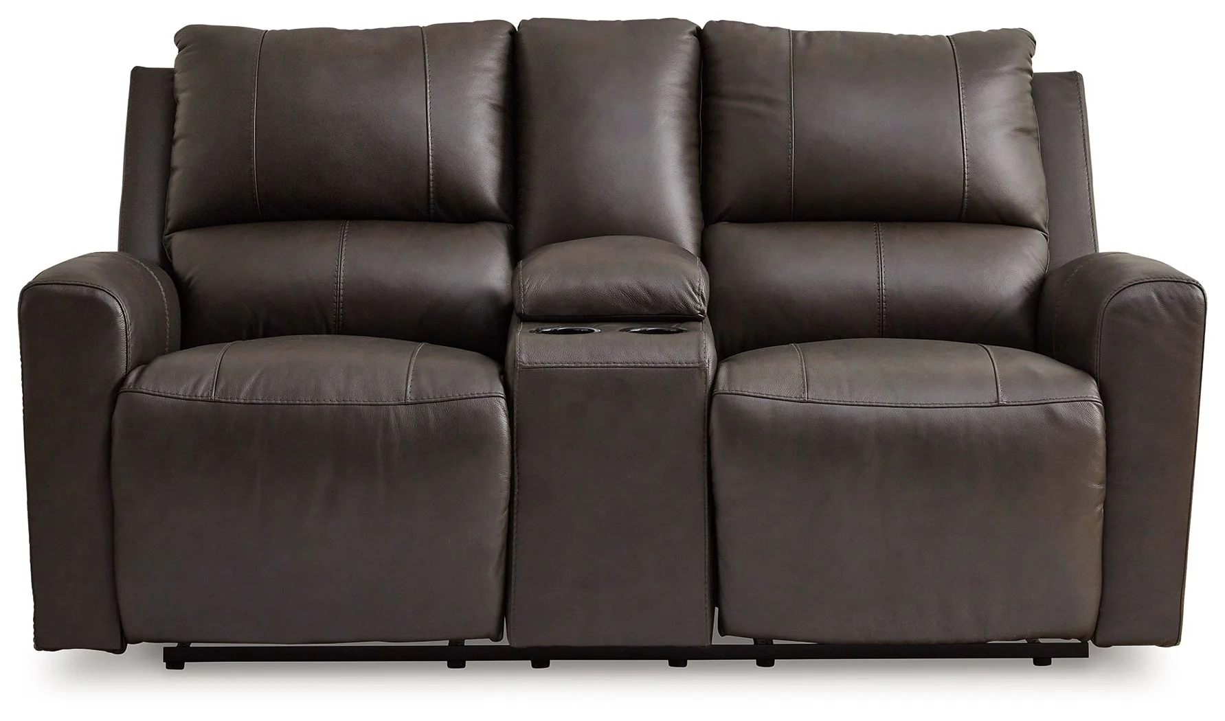 Boxmere - Dbl Power Reclining Loveseat with Console - Storm - Image 3