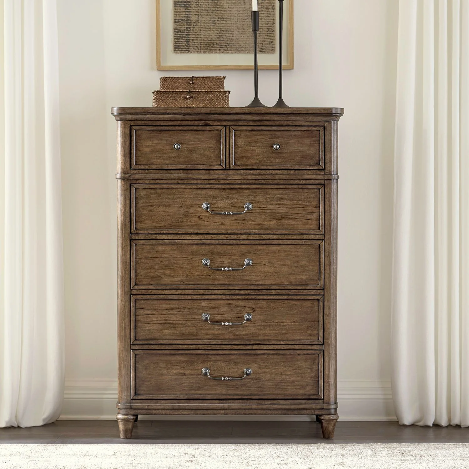 Harrison Heights - 5 Drawer Chest - Sienna - Image 1