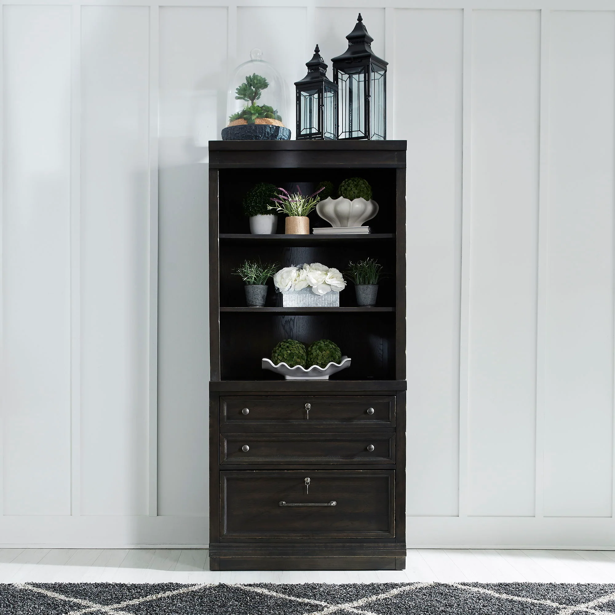 Harvest Home – 2 Piece Hutch & Cabinet Set – Chalkboard
