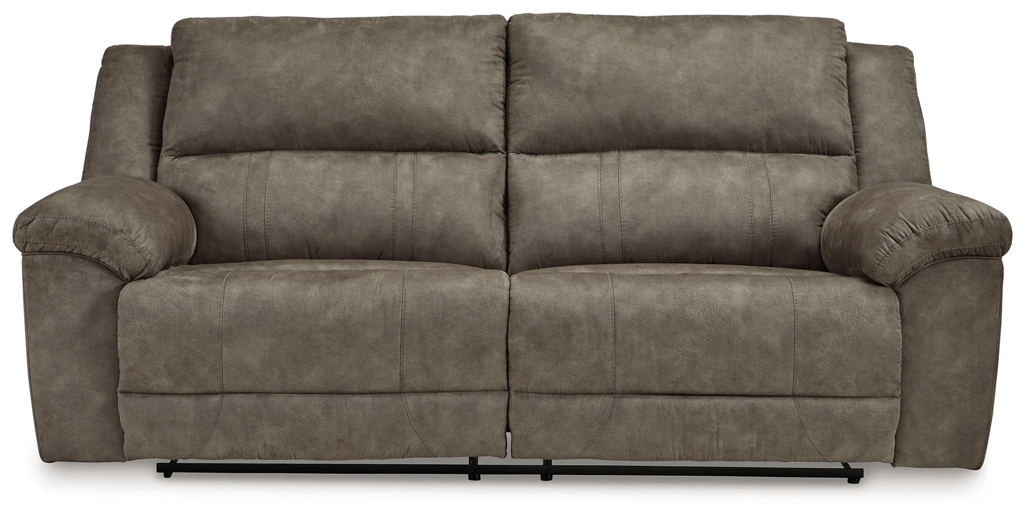 Laresview - 2 Seat Reclining Sofa - Fossil - Image 2
