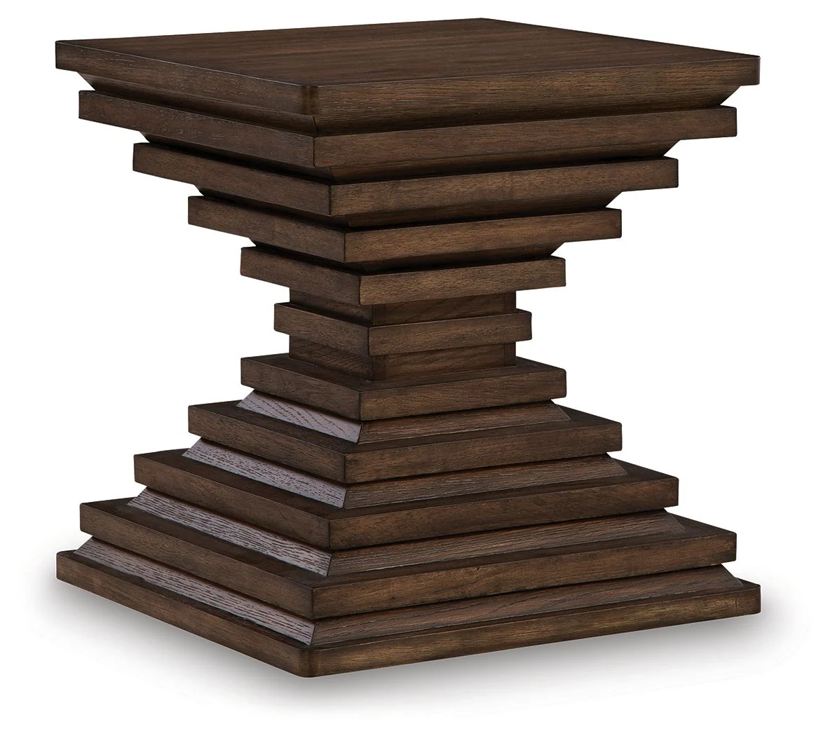 Hannodream - Square End Table - Warm Brown - Image 1