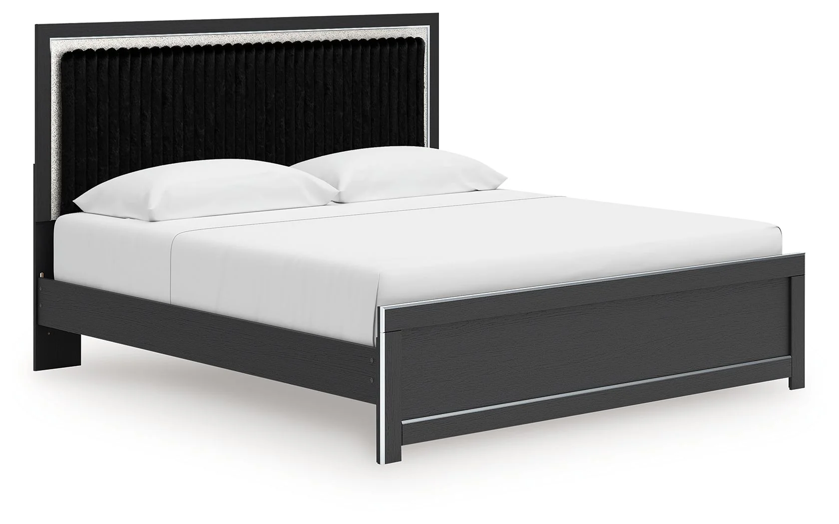 Zuraleus – Upholstered Panel Platform Bed With Roll Slats