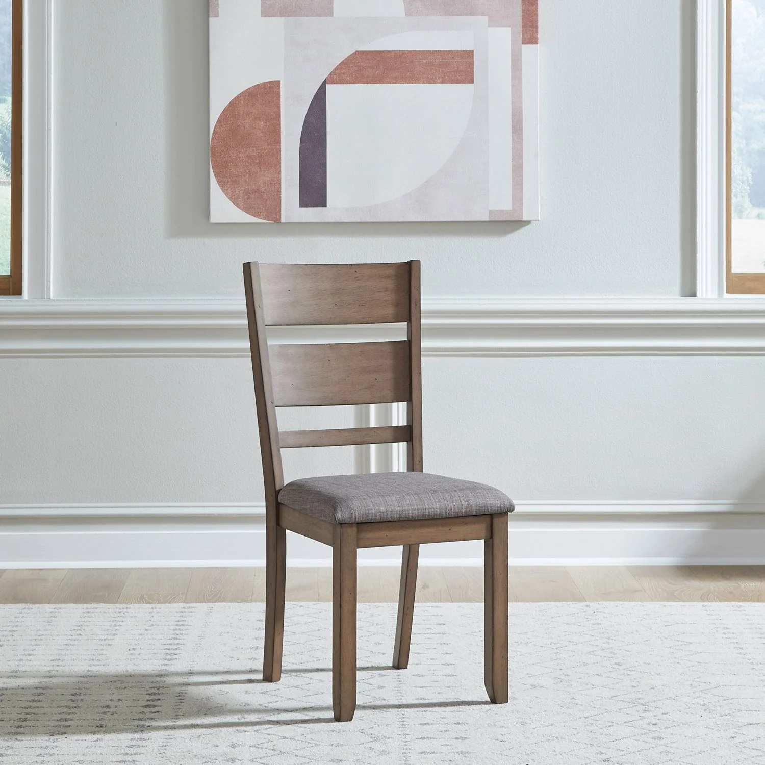 Brook Bay - Slat Back Upholstered Side Chair - Image 2