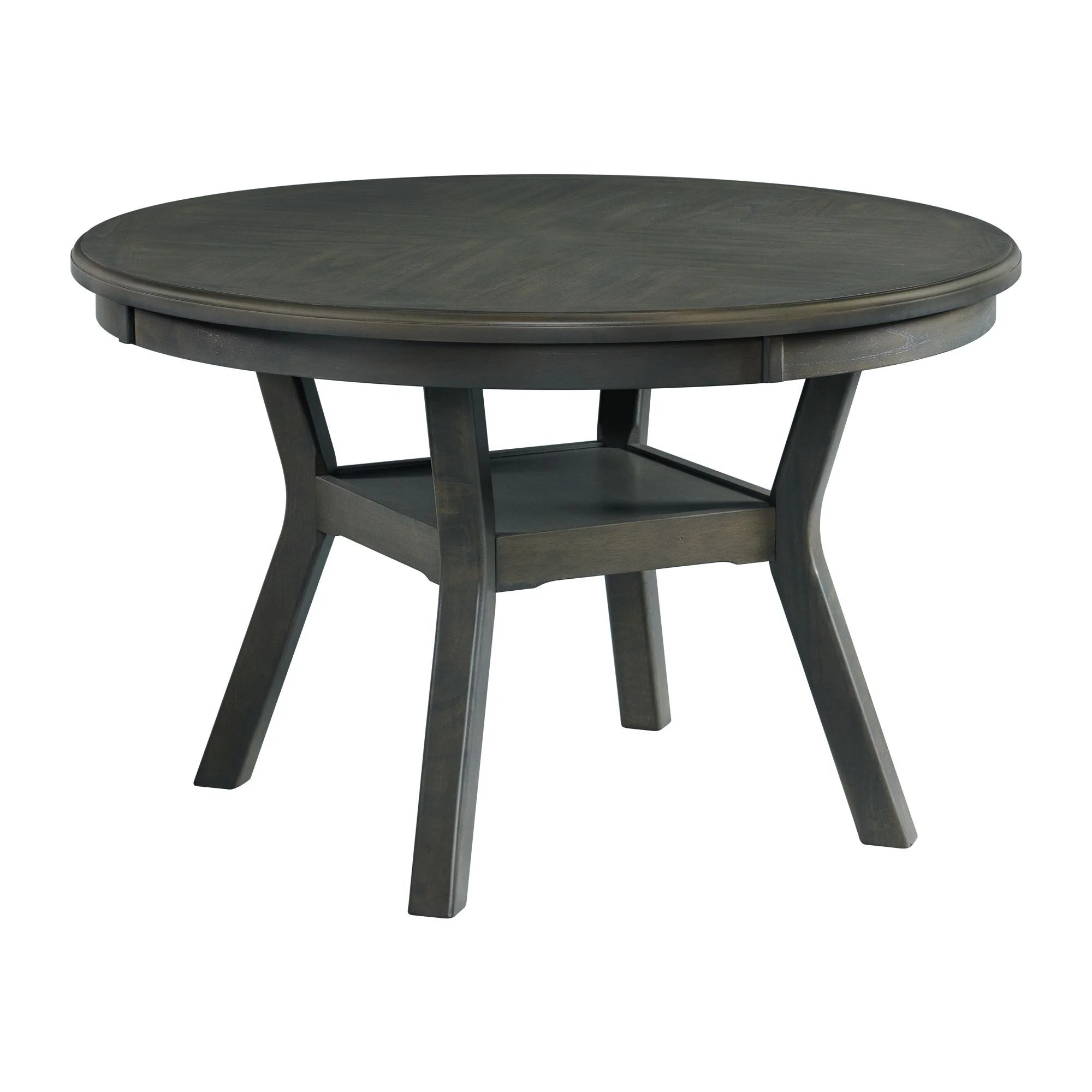 Amherst - Dining Table With Wood Leg - Gray Finish - Image 1