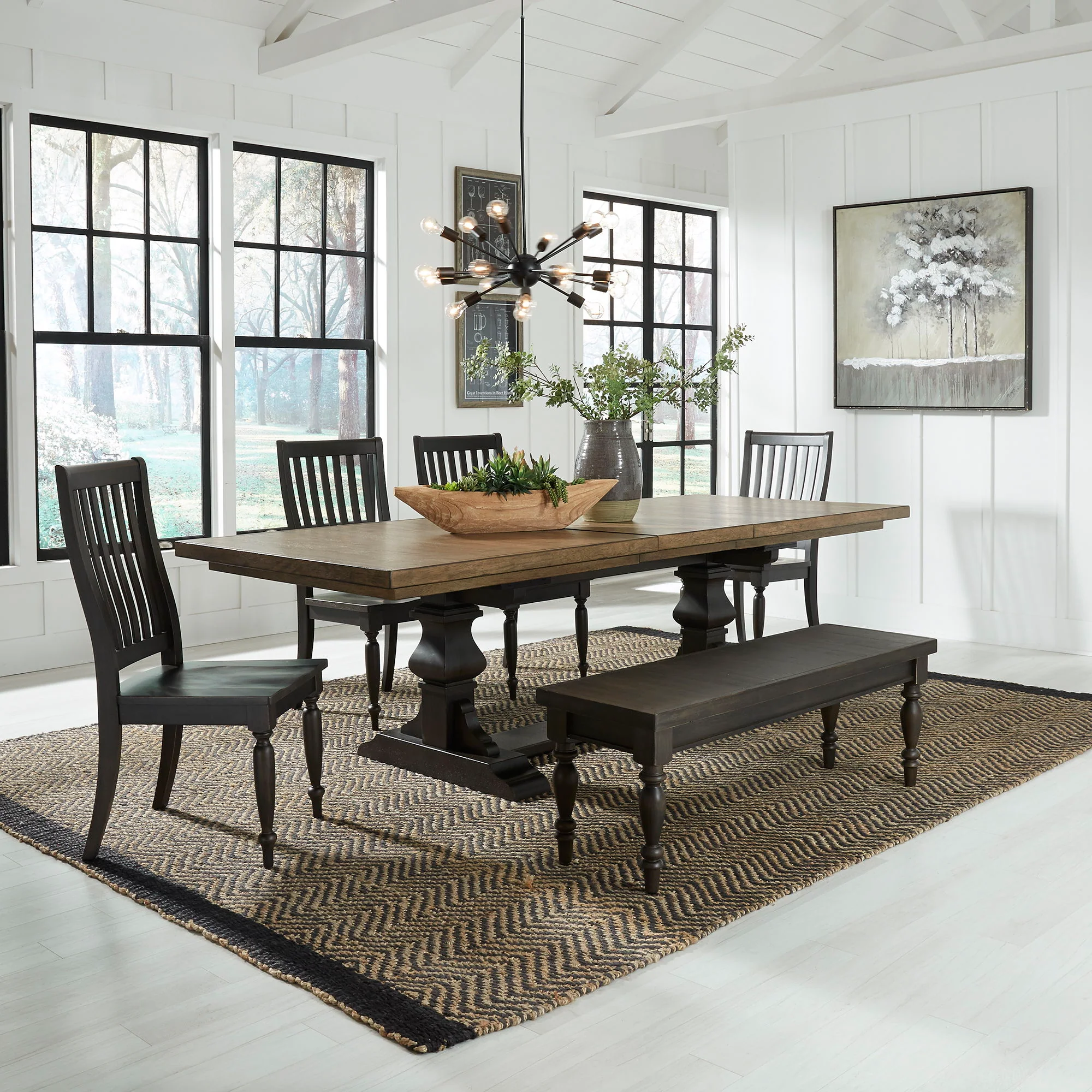 Harvest Home - Trestle Table Set - Image 3