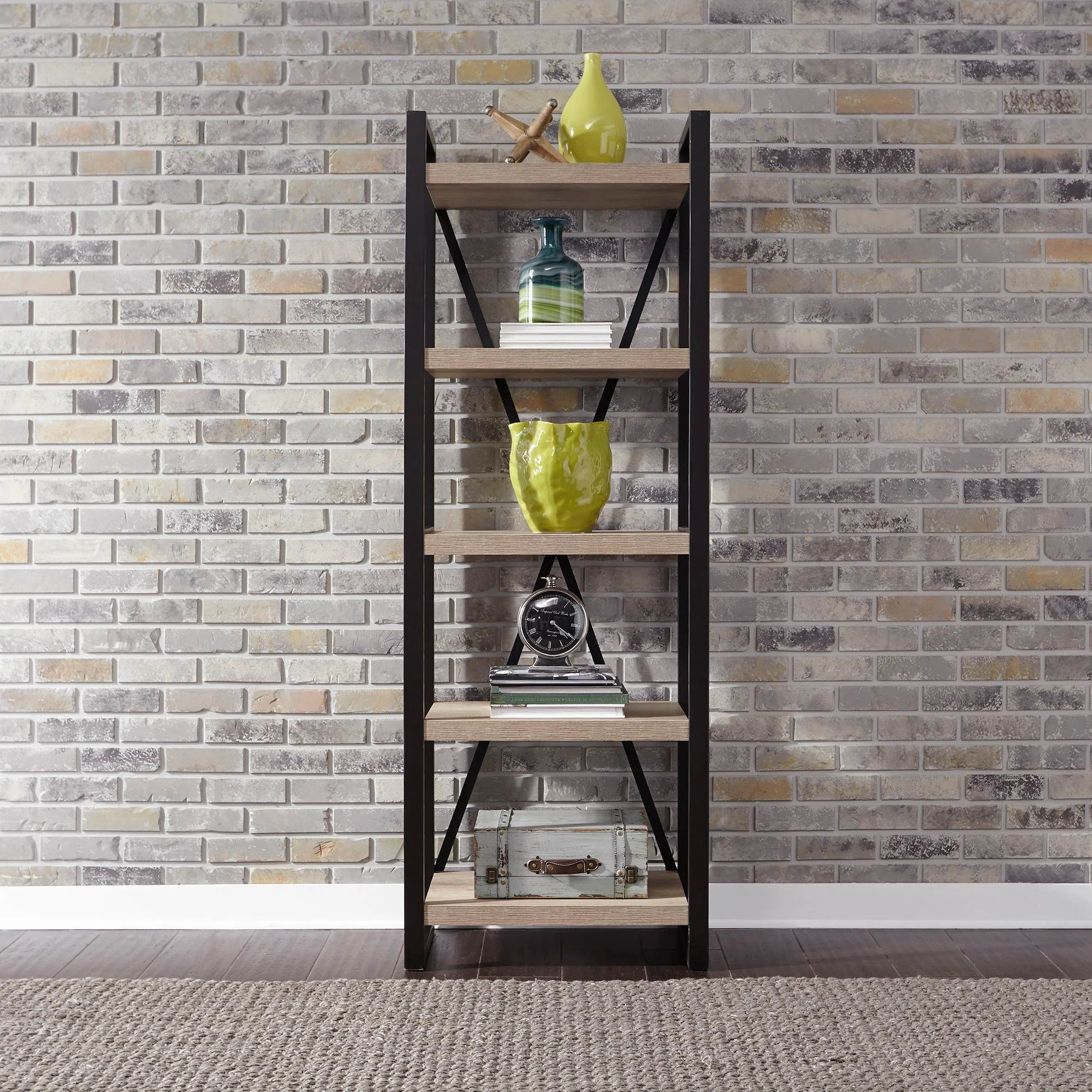 Sun Valley – Tall Pier Unit With Faux Metal – Sandstone