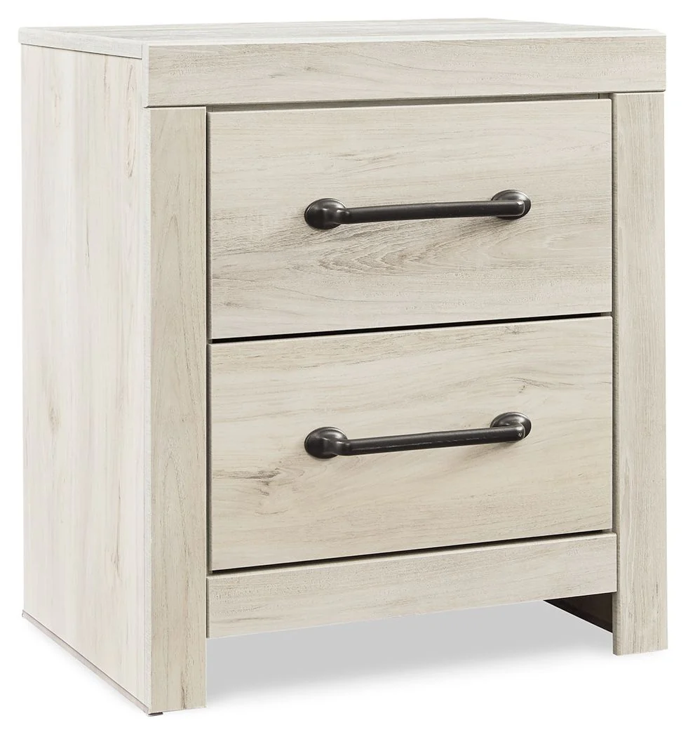 Cambeck – Two Drawer Night Stand – Whitewash