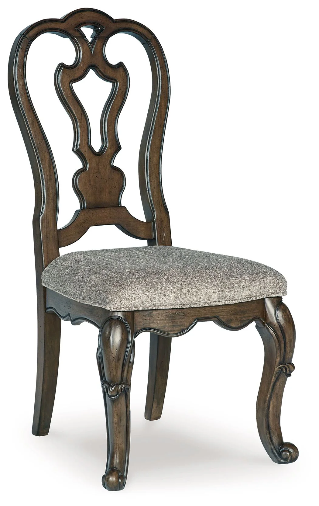 Maylee - Dining Upholstered Side Chair (Set of 2) - Dark Brown - Image 1