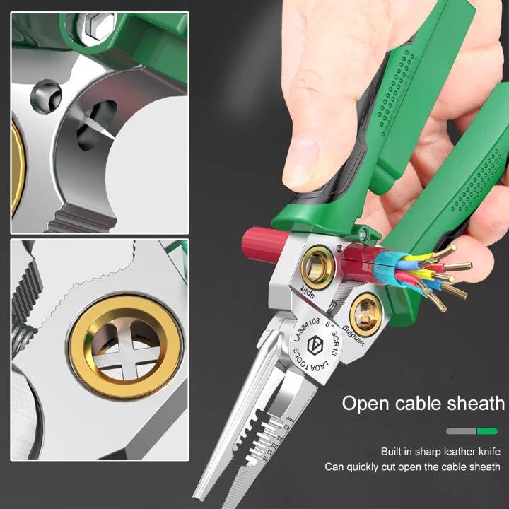 8in1 Electrician Multi-Tool Wire Stripping Pliers - Image 2