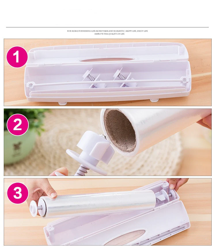 Wraptastic Plastic Food Wrap Dispenser Gadget - Image 2
