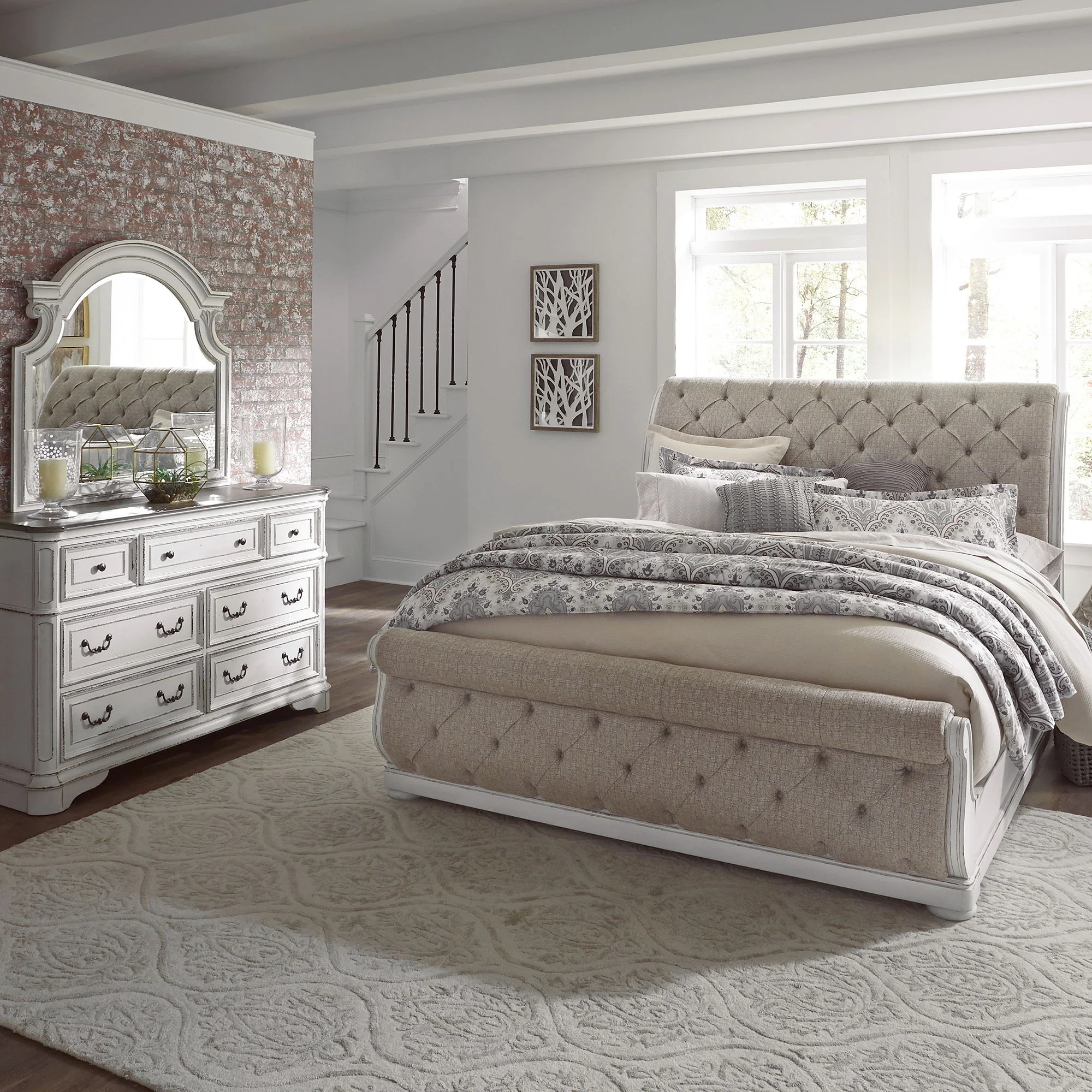 Magnolia Manor - Sleigh Bedroom Set - Image 1