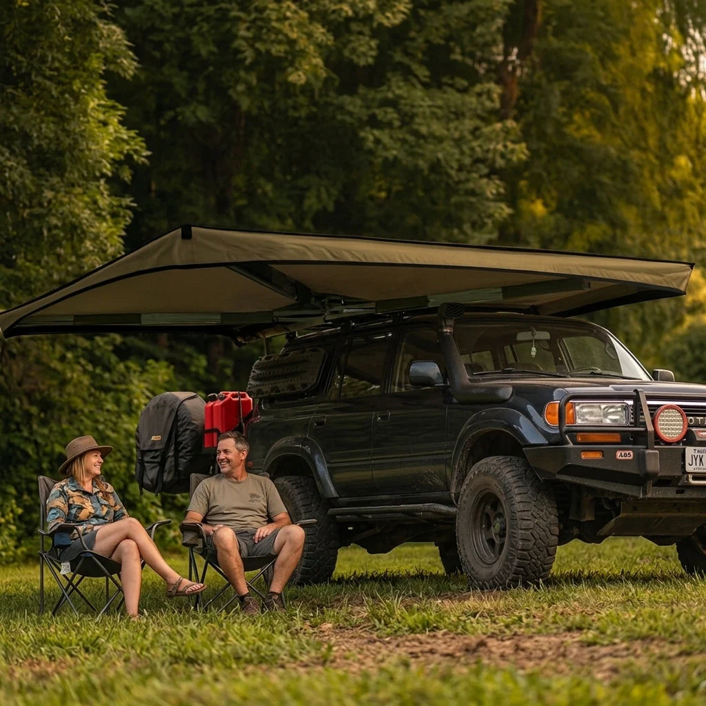 All-Season Camping Retractable Car Roof Sunshade - Image 3