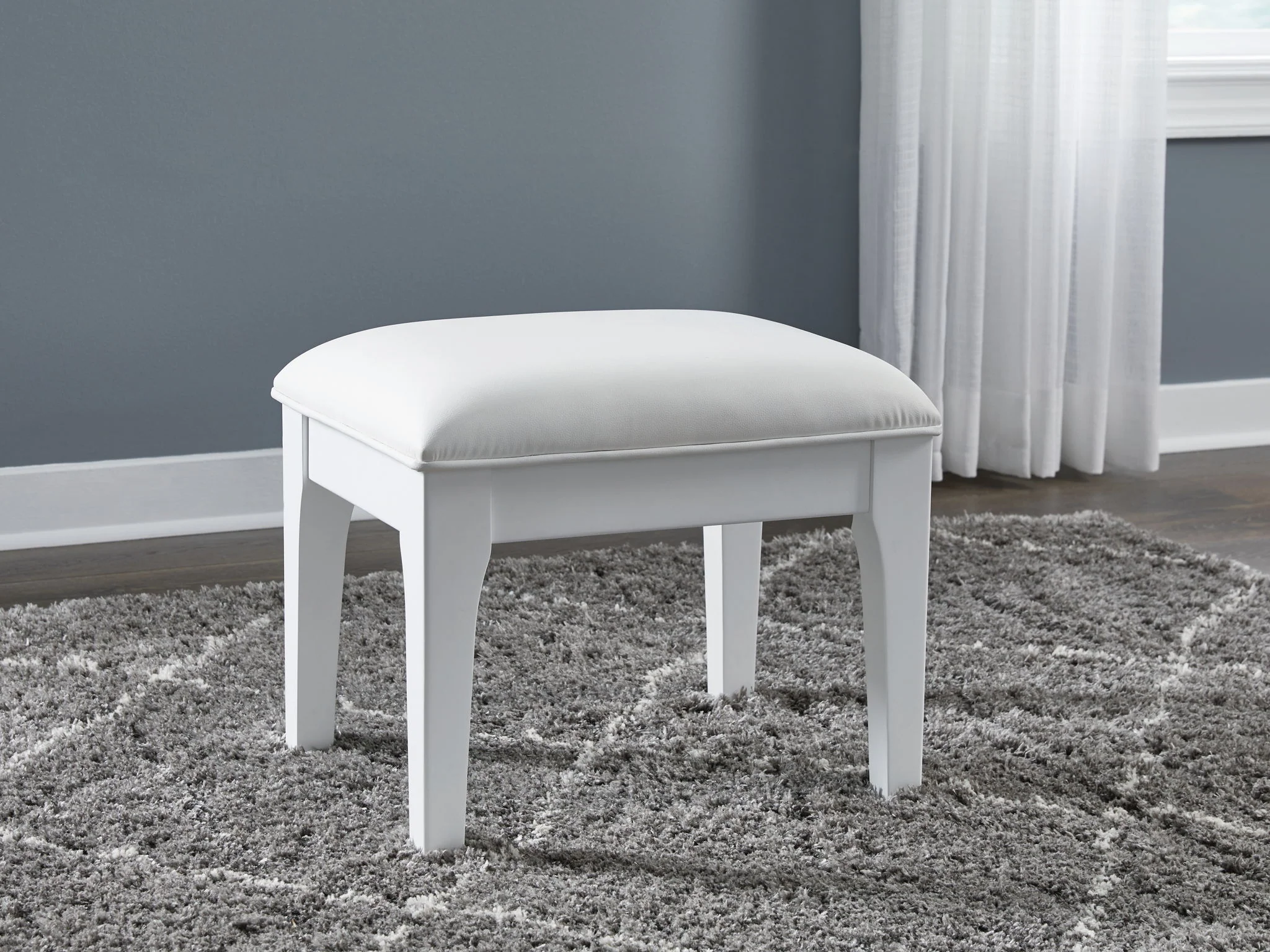 Chalanna - Vanity Stool - White - Image 2