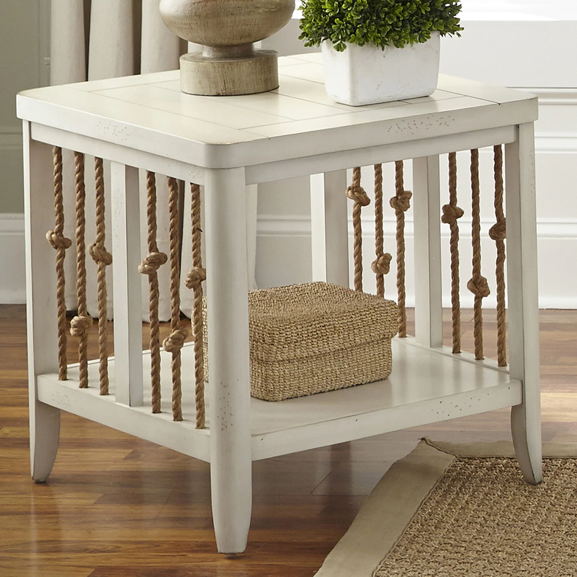 Dockside - End Table - White - Image 2