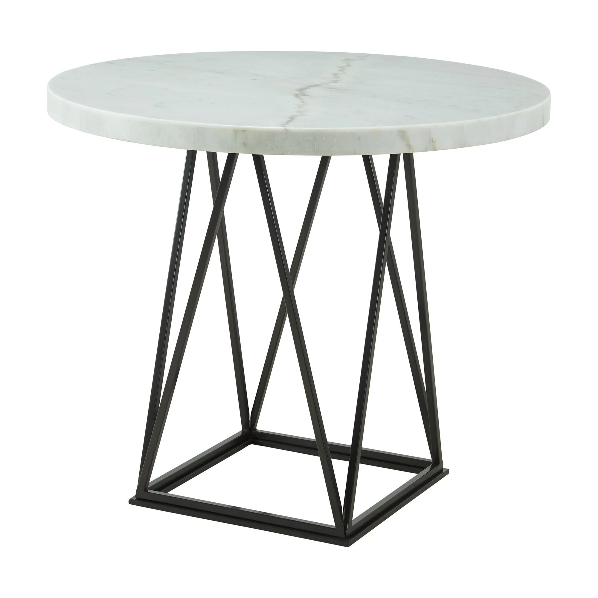 Riko – Round Counter Height Dining Table – White