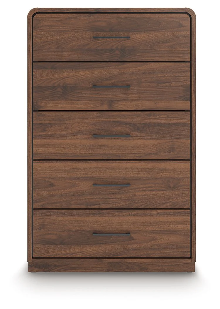 Fortlorn - Five Drawer Chest - Walnut Brown - Image 1
