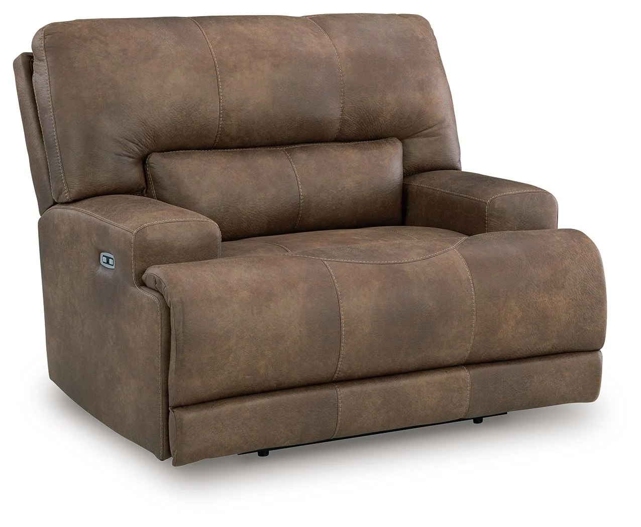 Beckley Place – Power Recliner With Adjustable Headrest – Earth