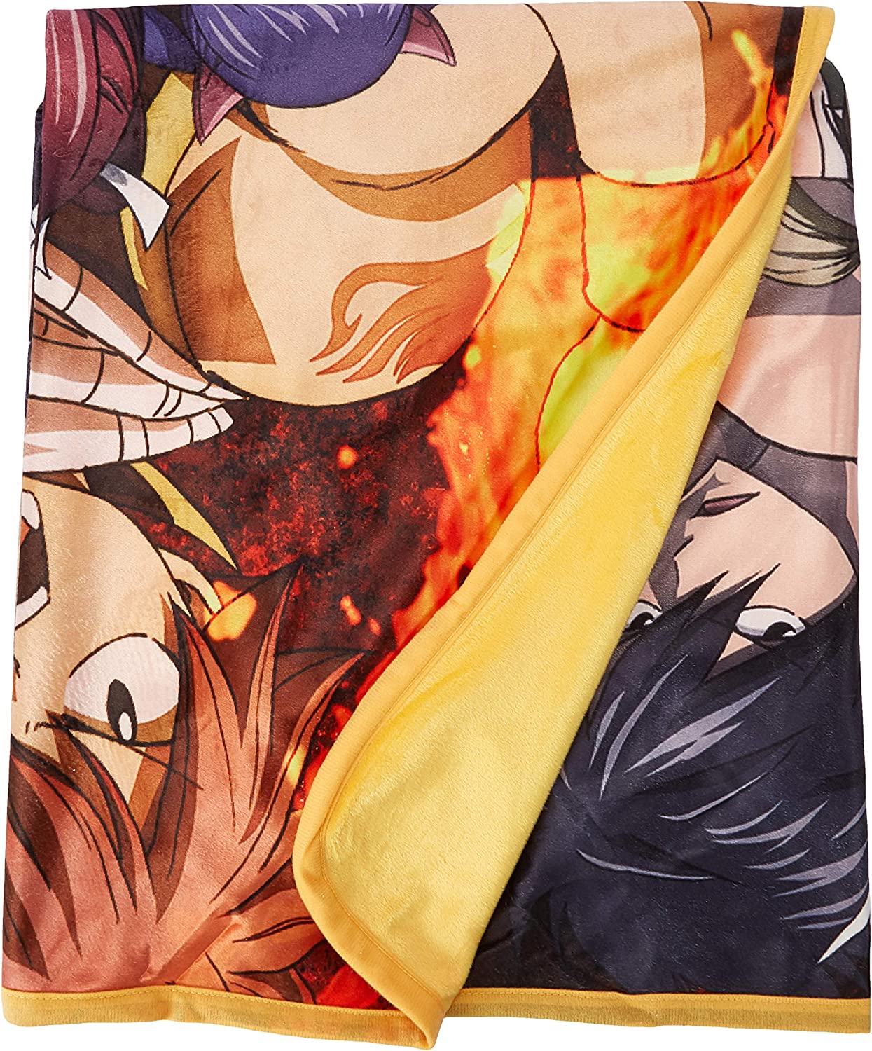 Fairy Tail Season 7 Big Group Anime Sublimation Throw Blanket - Image 2