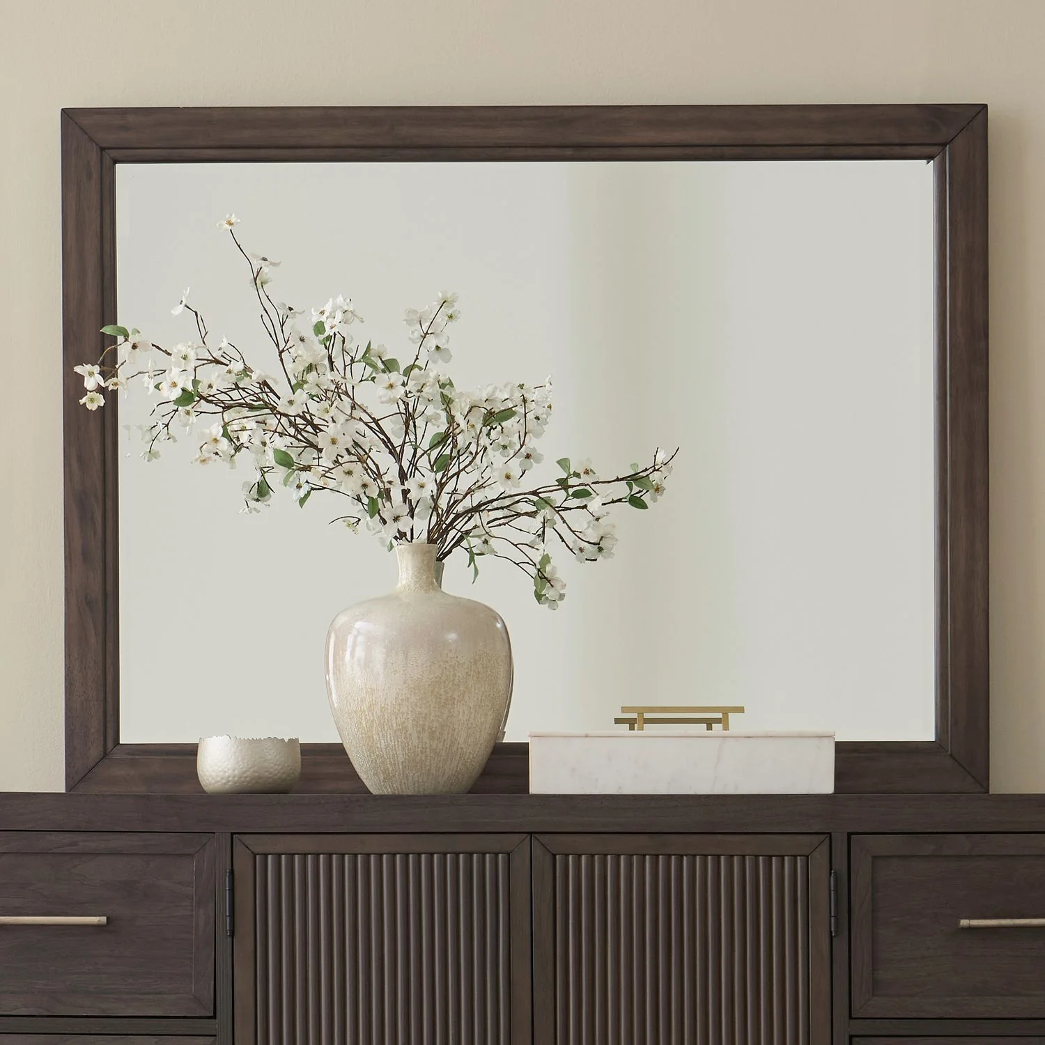 Modern Edge – Landscape Mirror – Caffe