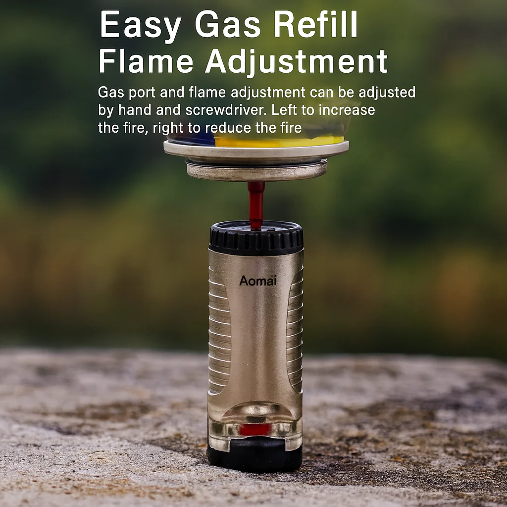 Crystal Ignite Pivot-Flame Pocket Lighter - Image 2