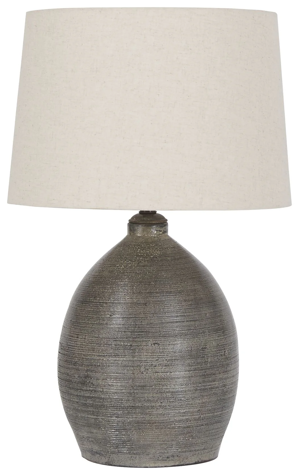 Joyelle - Terracotta Table Lamp  - Gray - Image 1