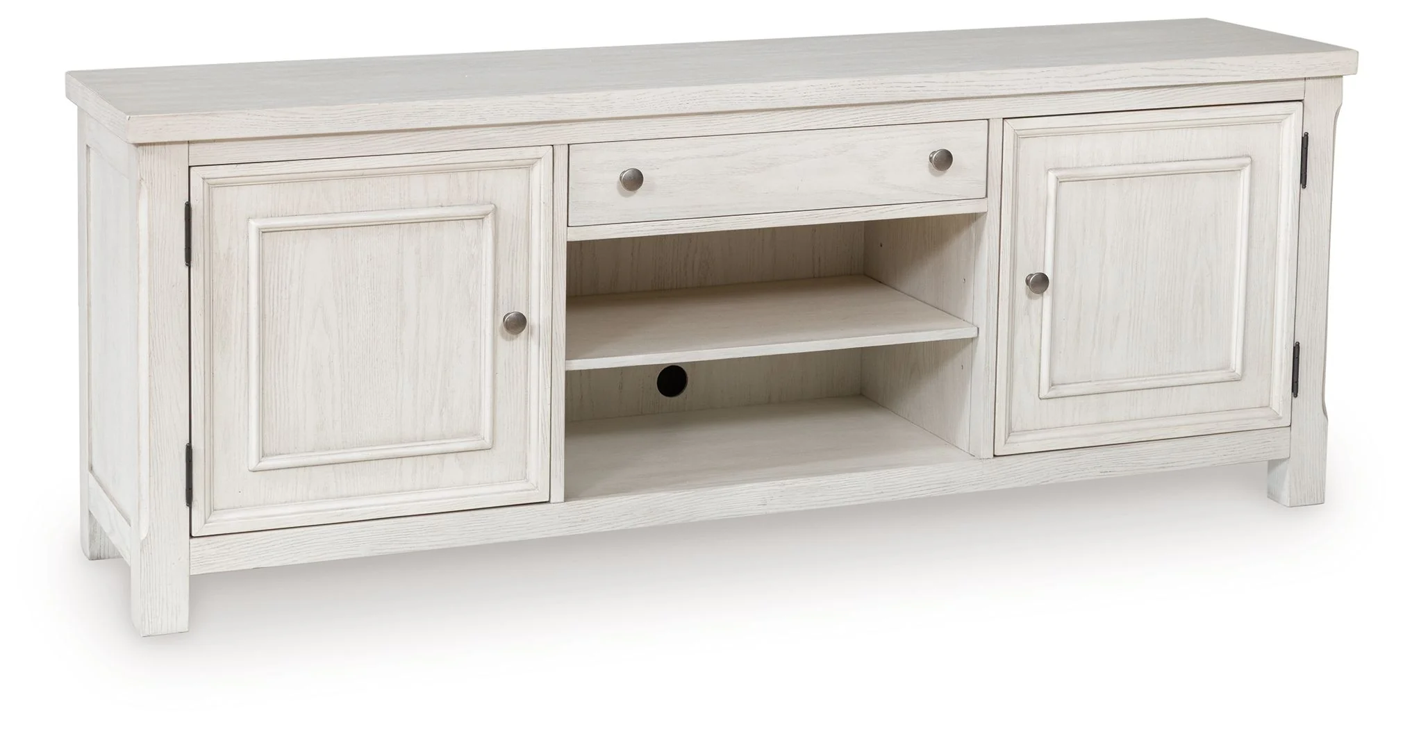Robbinsdale - Extra Large TV Stand - Antique White - Image 1