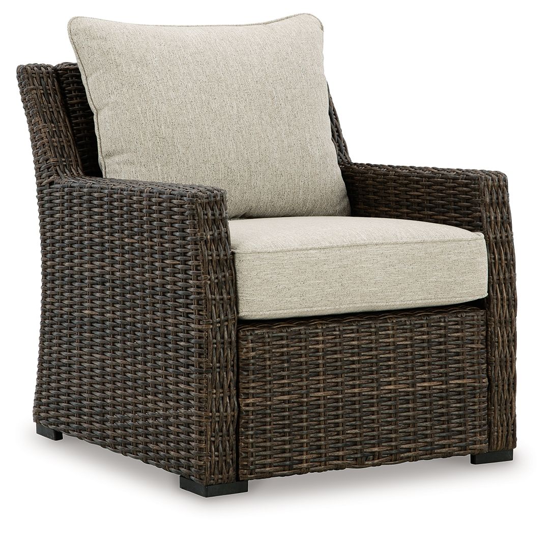 Brook Ranch – Lounge Chair With Cushion – Brown