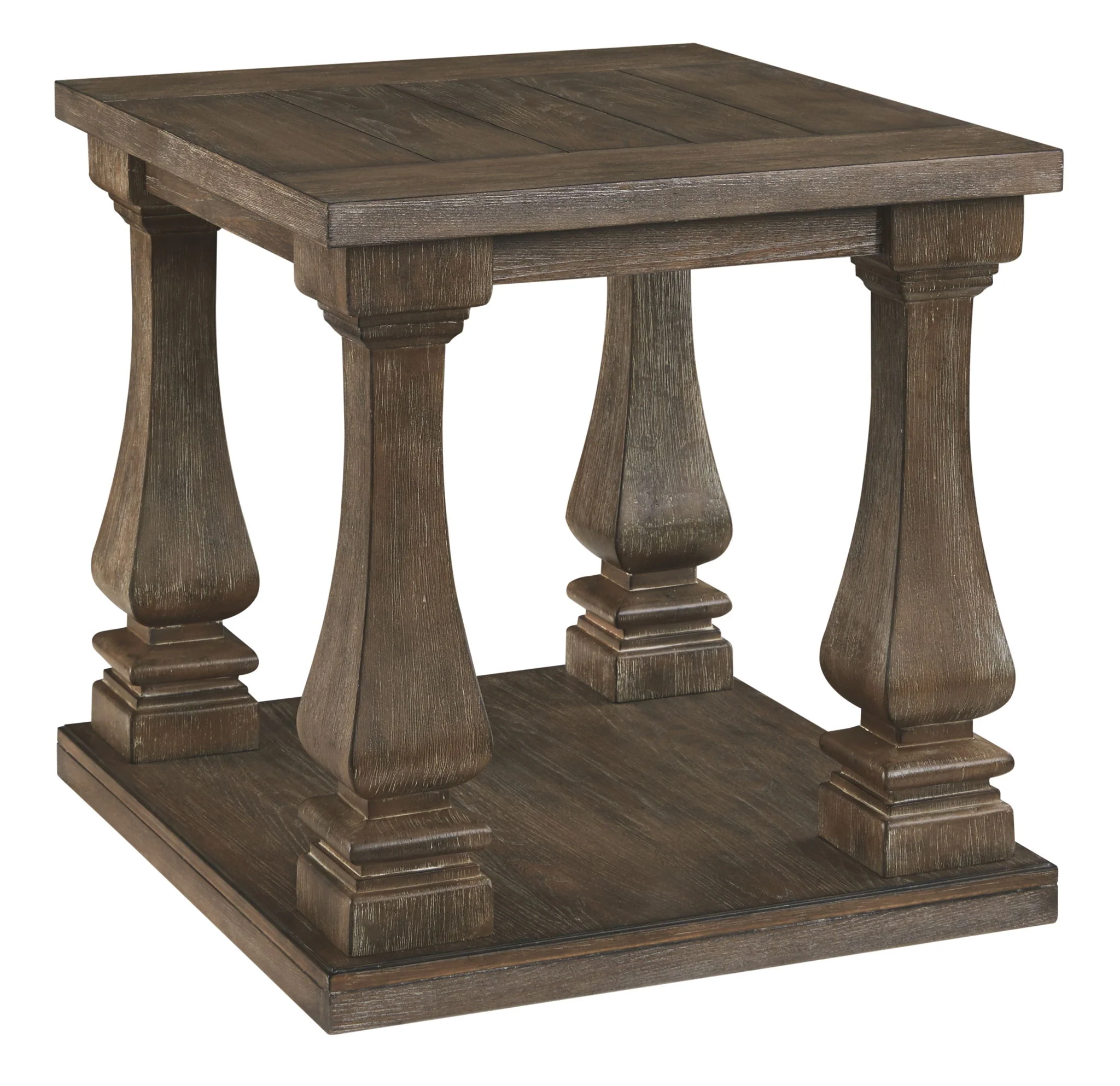 Johnelle - Rectangular End Table - Gray - Image 1