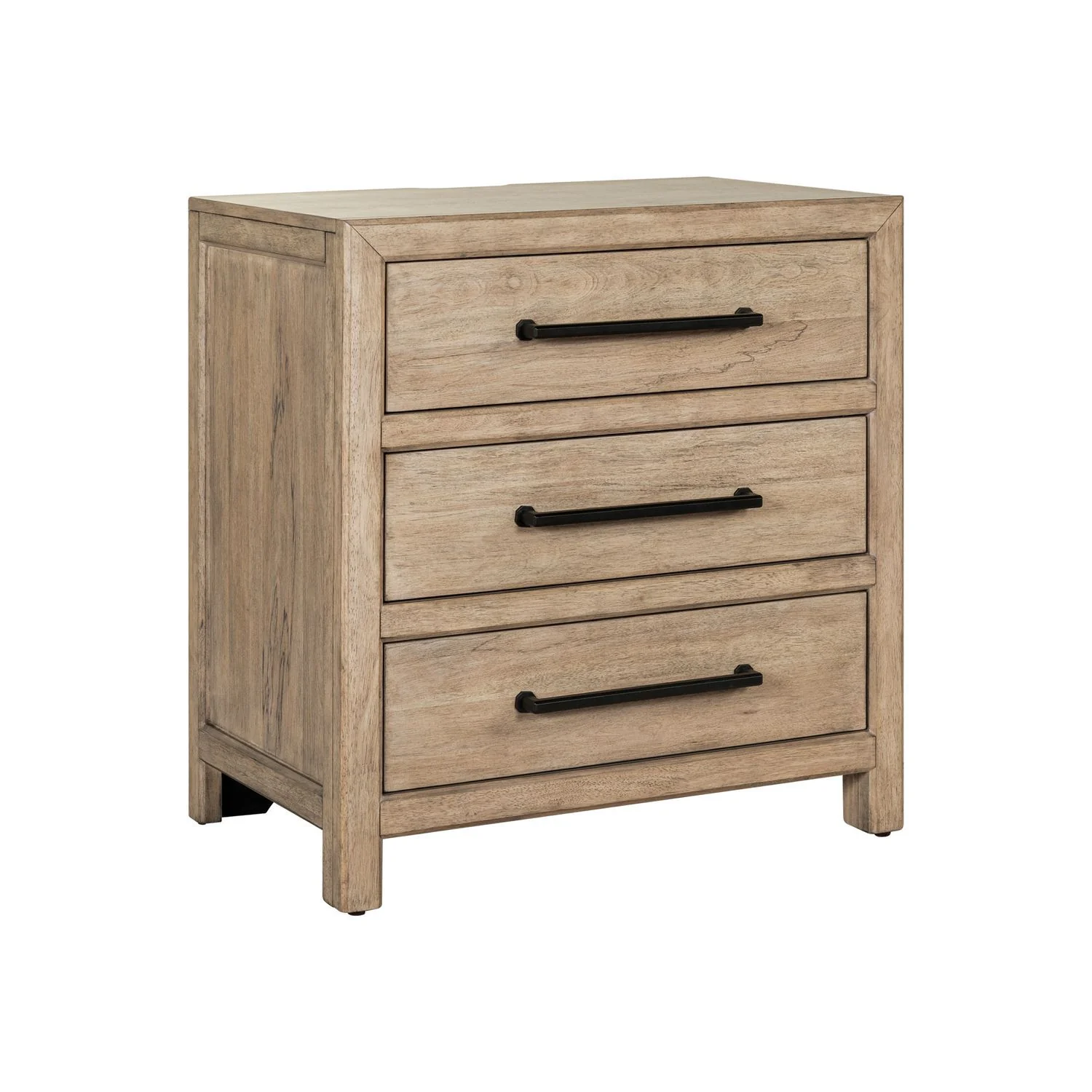 Proximity Place - Nightstand With Charging Station - Barley Buff - Image 3