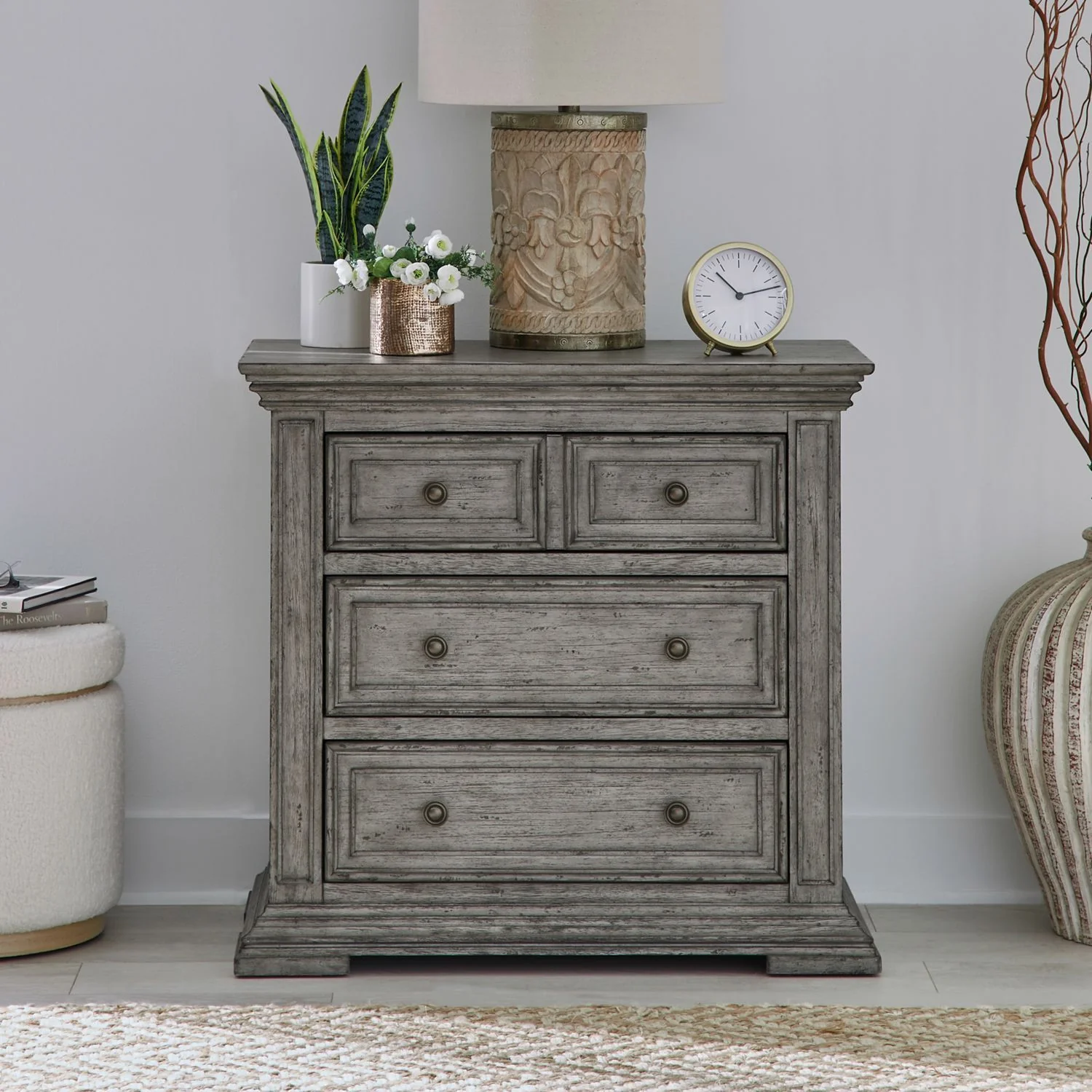 Big Valley - Bedside Chest With Charging Station - Image 3