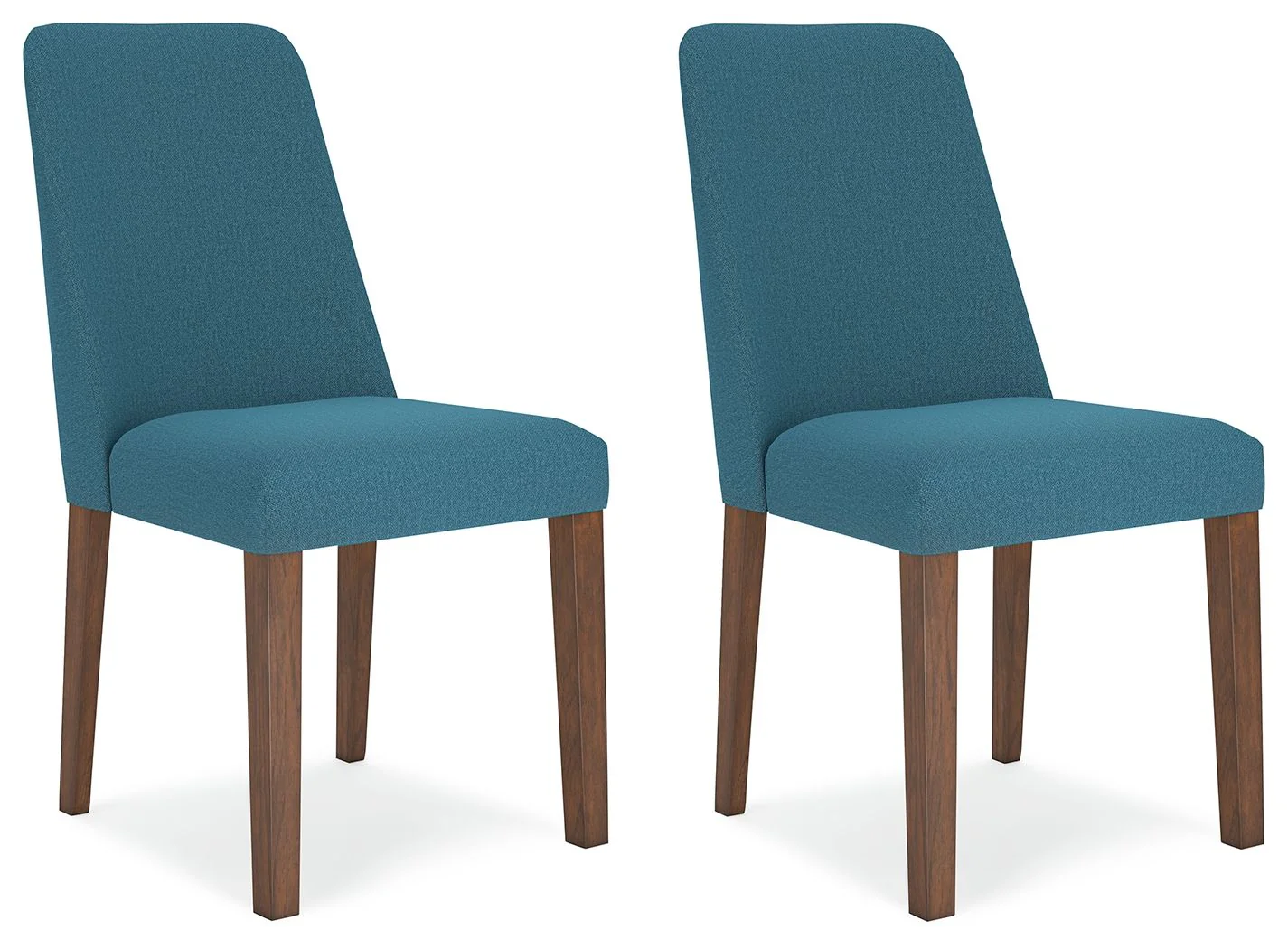 Lyncott - Dining Uph Side Chair (Set of 2) - Blue / Brown - Image 2