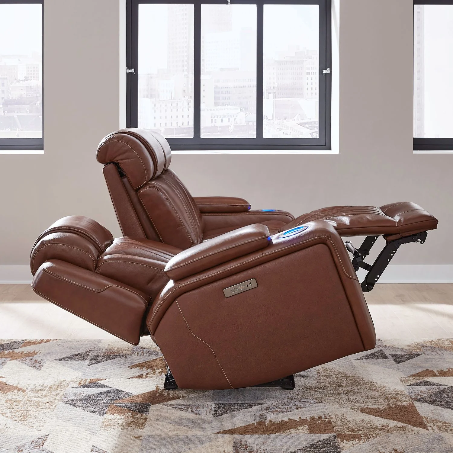 Caswell - Sofa P2 & ZG - Nature Chestnut - Image 3