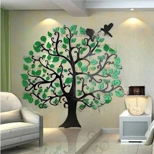 Modern Home 3d Three-Dimensional Tree Wall Stickers - Image 2