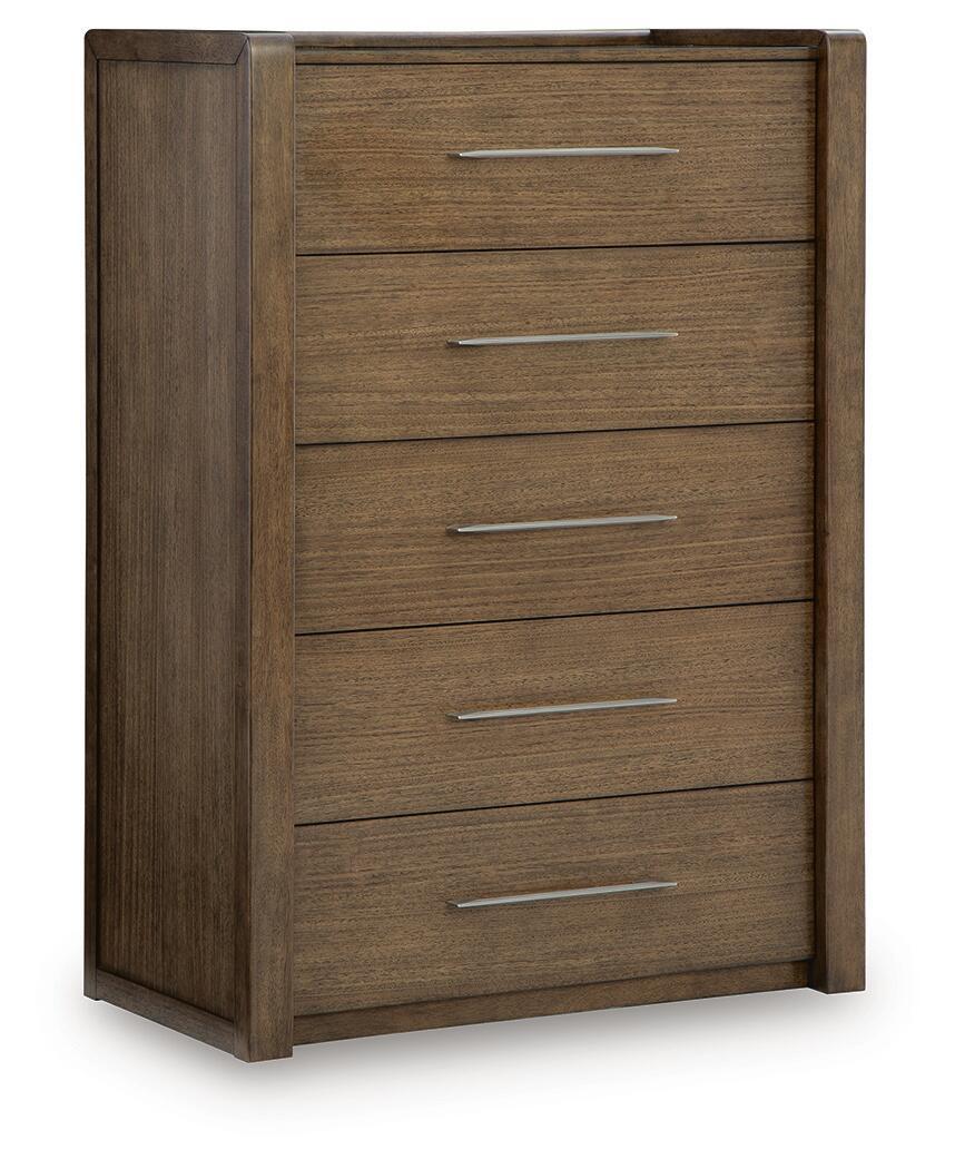Marxmore - Five Drawer Chest - Brown - Image 1
