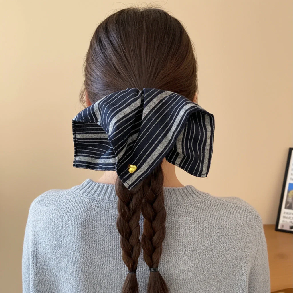 Elegant Ribbon Style Hair Tie - Image 2