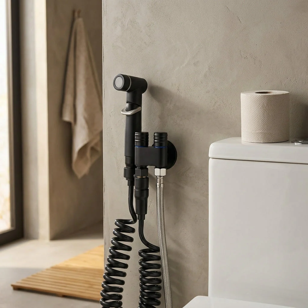 Bathroom Fresh Wall Mounted Faucet Spray Set