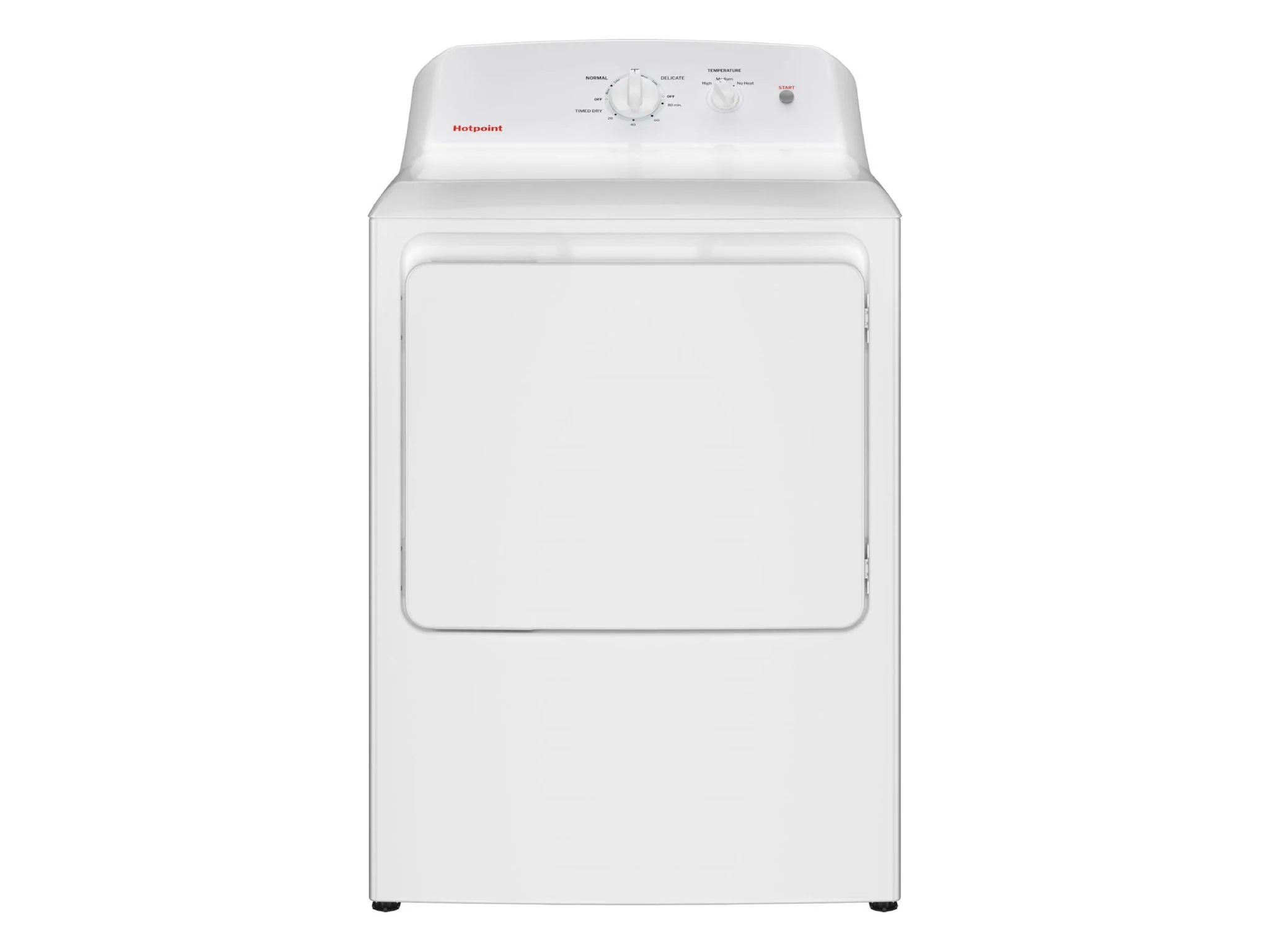 Hotpoint 6.2 Cubic Foot Front Load Electric Dryer – White