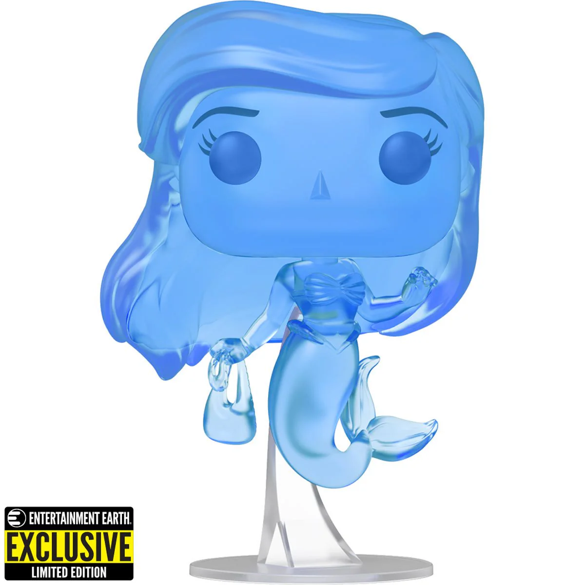 Funko Pop! Disney: The Little Mermaid - Ariel Blue Translucent #563 Entertainment Earth Exclusive - Image 1