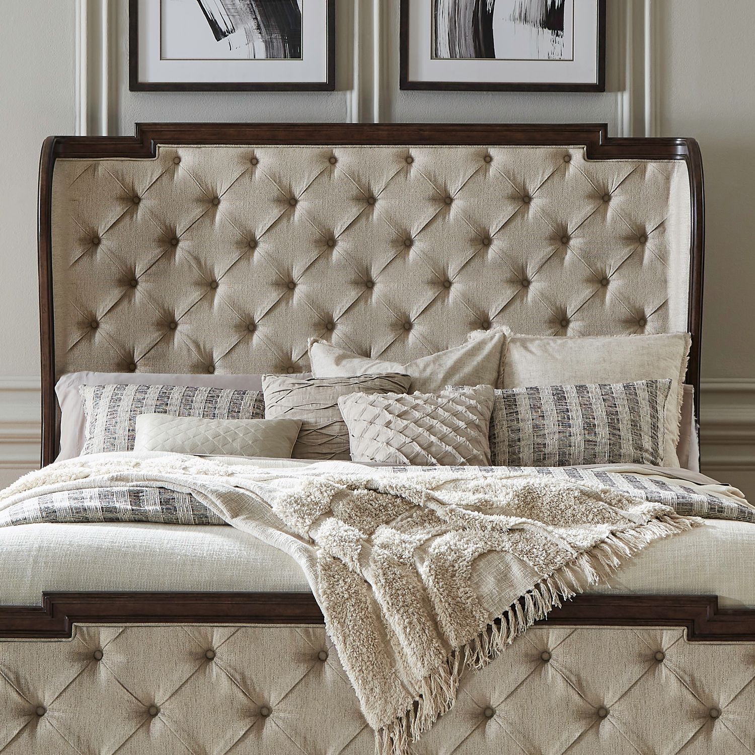 Providence Park – Upholstered Shelter Headboard