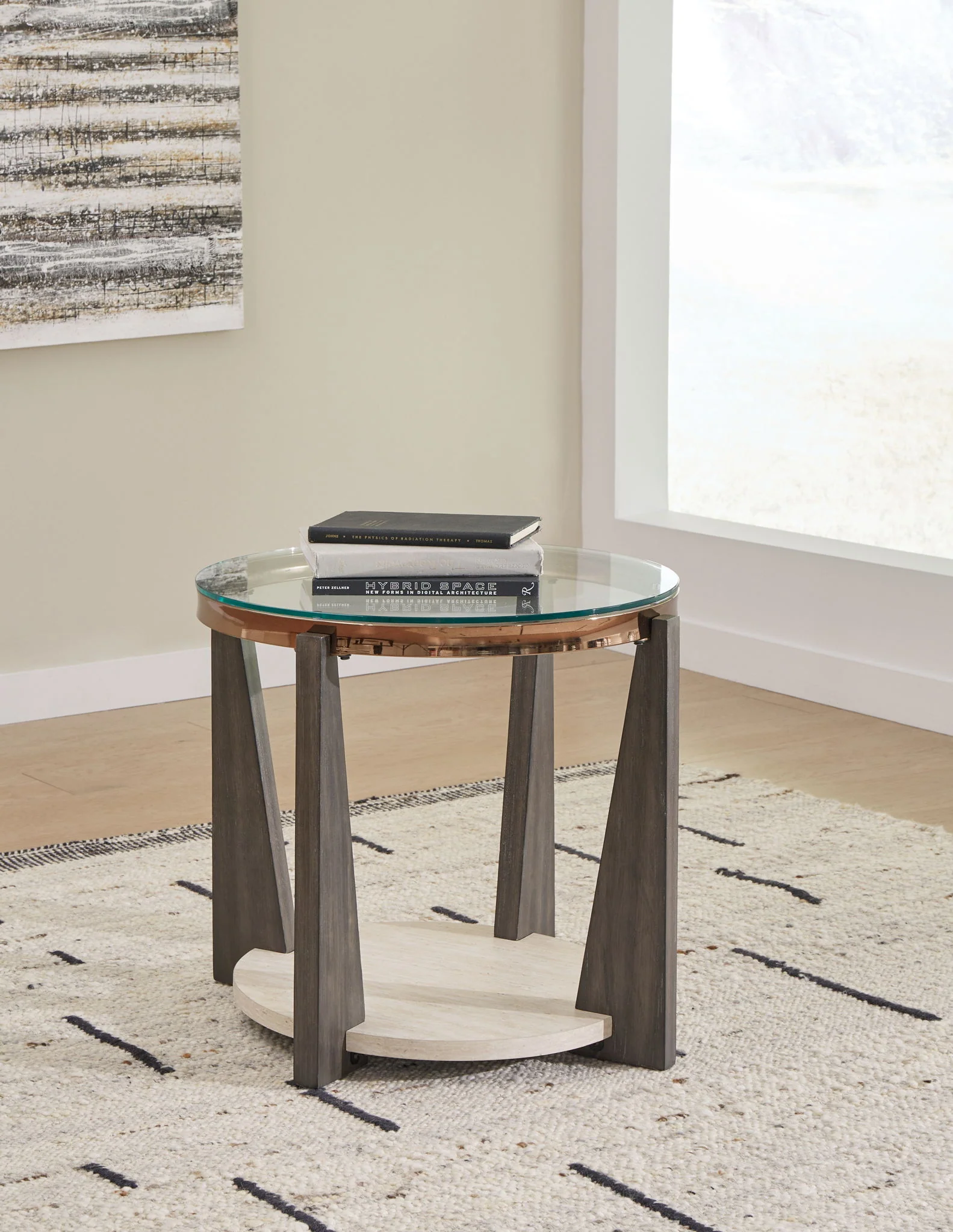 Frazwa - Round End Table - Multi - Image 3