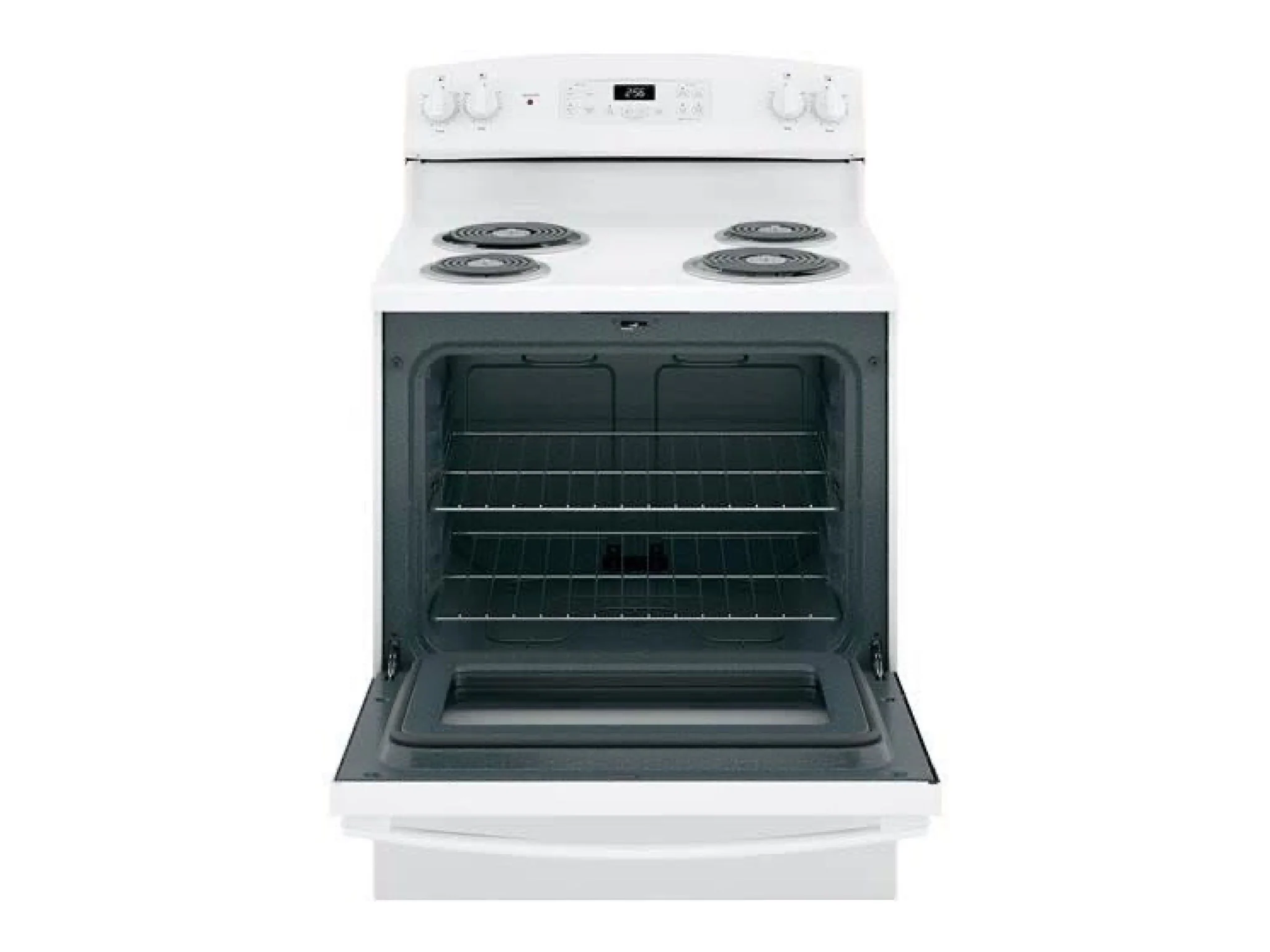 GE 30″ Freestanding Electric Range With 4 Coil Elements – White
