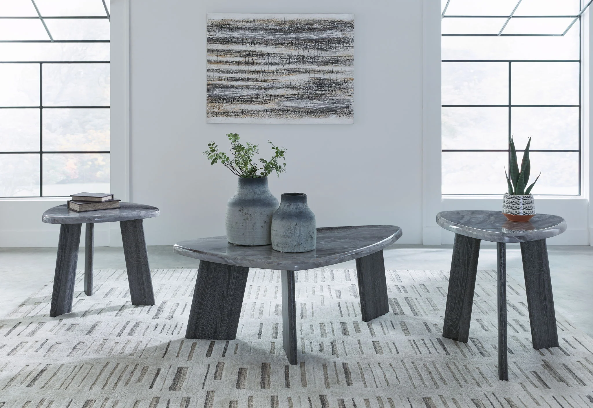 Bluebond - Occasional Table Set (Set of 3) - Gray - Image 2
