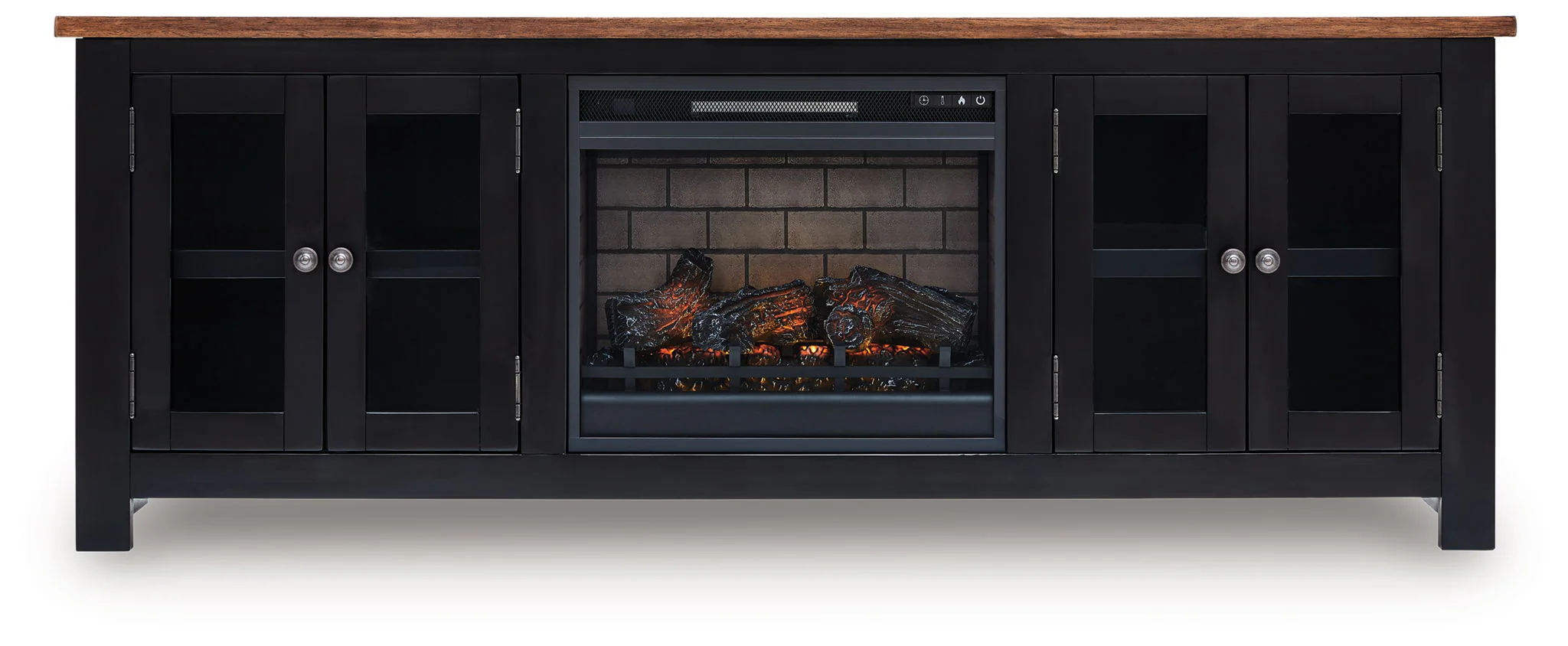 Wildenauer – 76″ TV Stand With Electric Fireplace