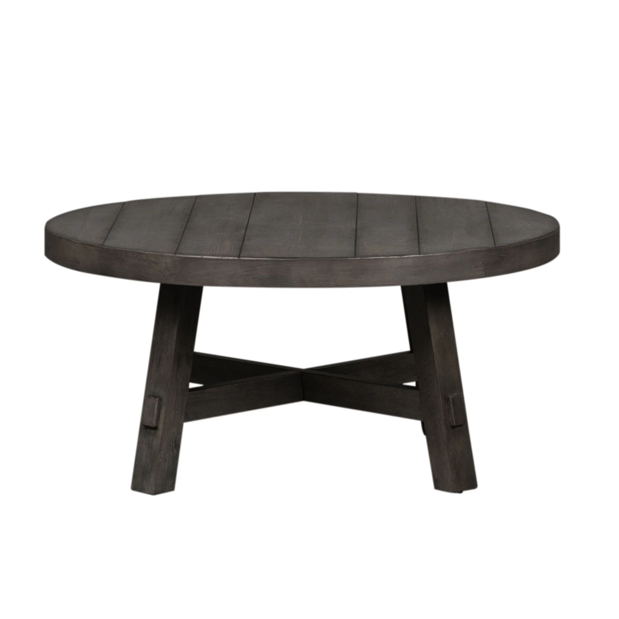 Modern Farmhouse - Splay Leg Round Cocktail Table - Image 1