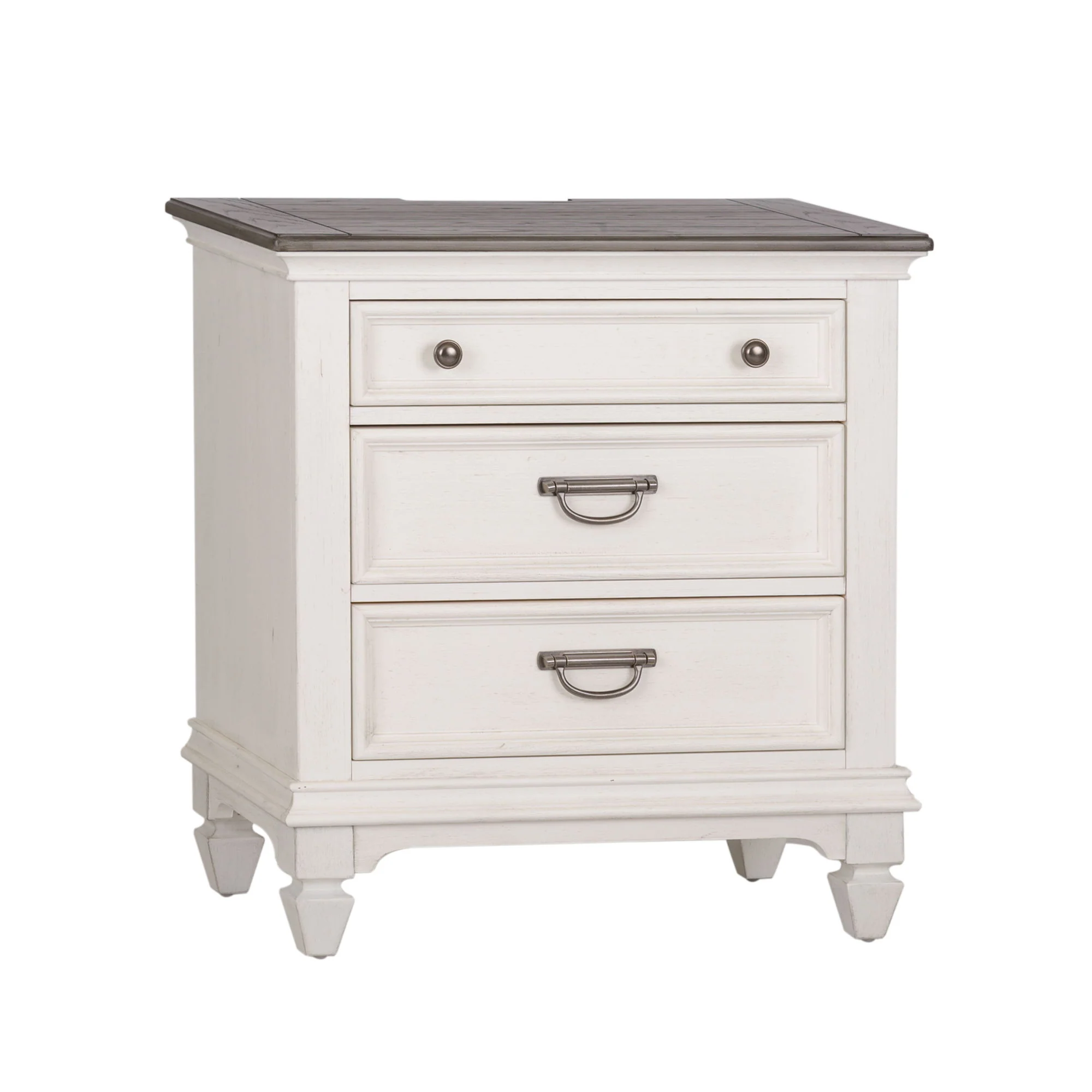 Allyson Park - Nightstand w/ Charging Station - Image 3